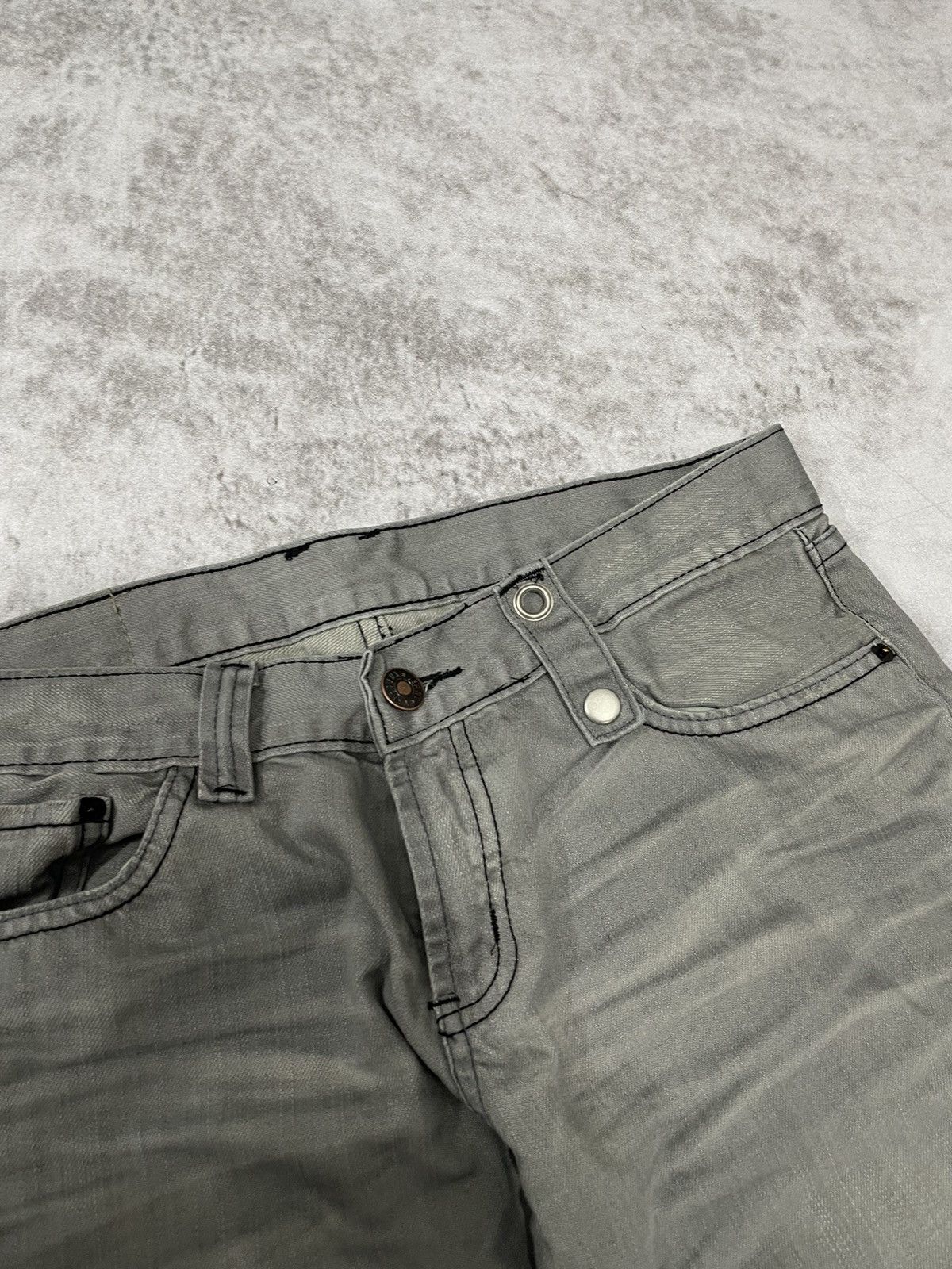 Hysteric Glamour 2000s whitefox japan baggy smoke denim y2k style Size US 31 - 3 Thumbnail