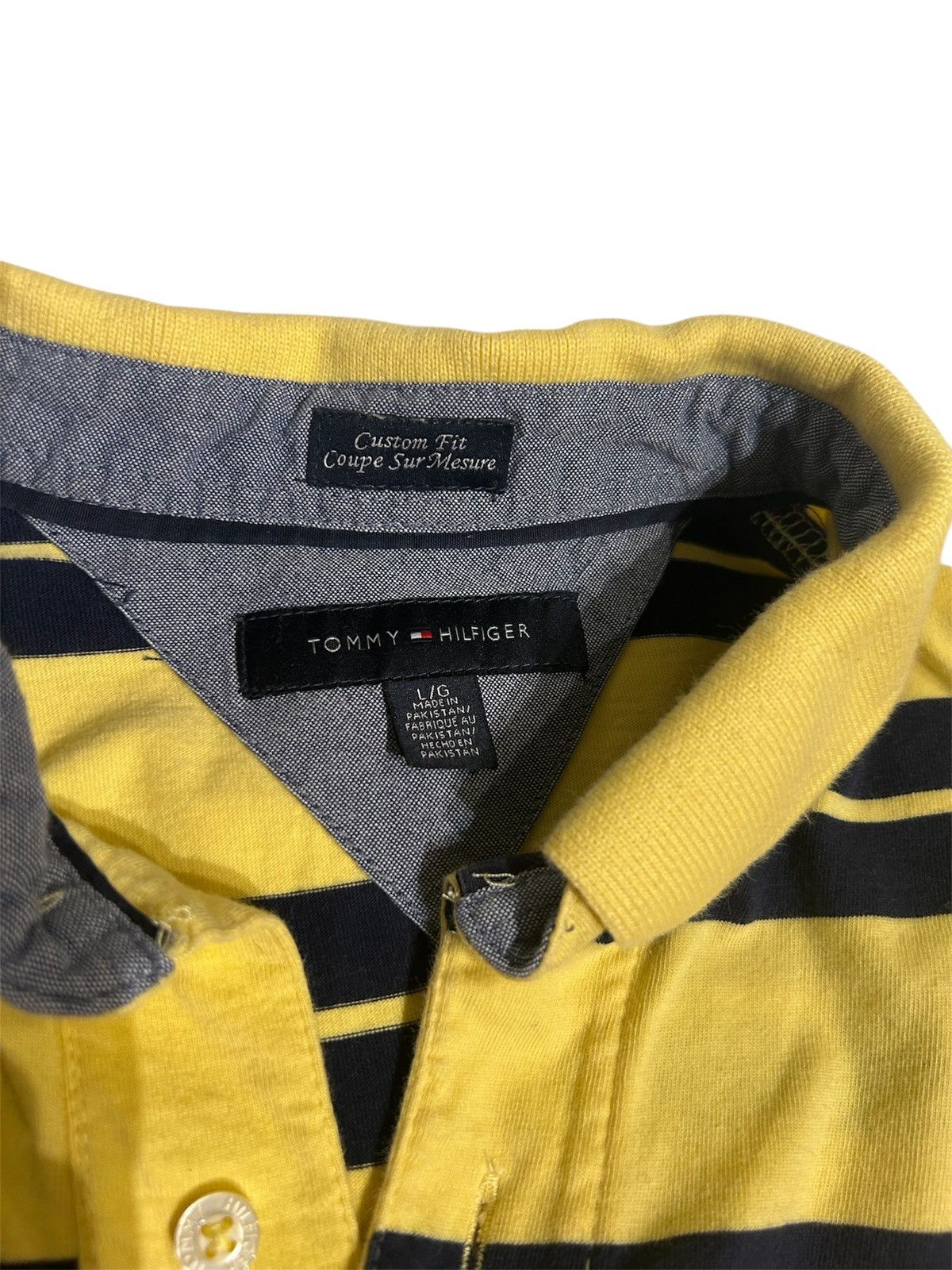 Tommy Hilfiger Y2K Vintage KANYE WEST Striped Polo Size US M / EU 48-50 / 2 - 2 Thumbnail
