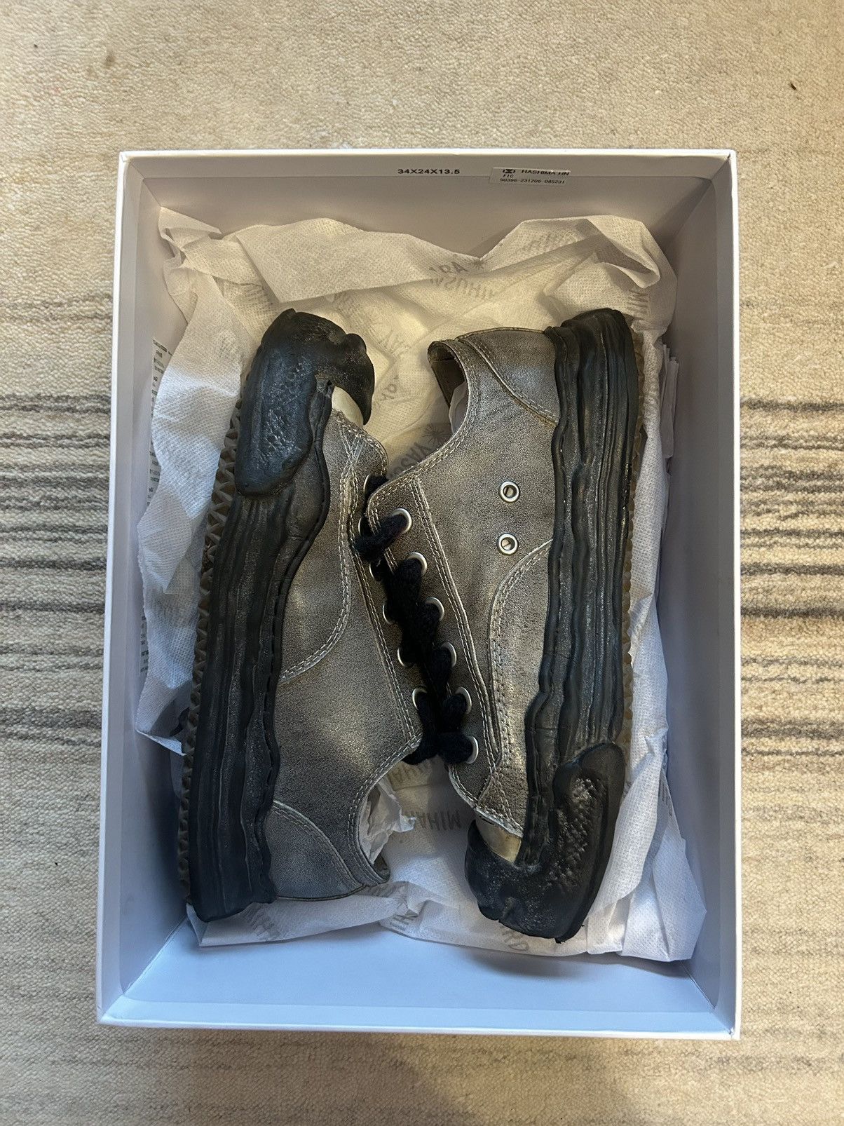 Maison MIHARA YASUHIRO Mihara Yasuhiro Leather Sneakers Size US 7 / EU 40 - 2 Thumbnail