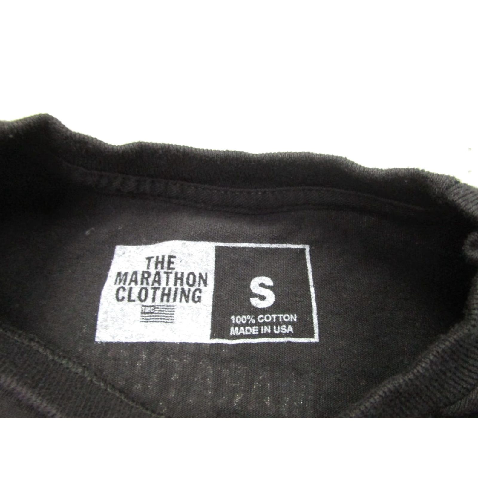 Vintage VINTAGE The Marathon Clothing Shirt Mens S Black Short Sleeve Hip Hop Adult Small Nipsey Size US S / EU 44-46 / 1 - 5 Thumbnail