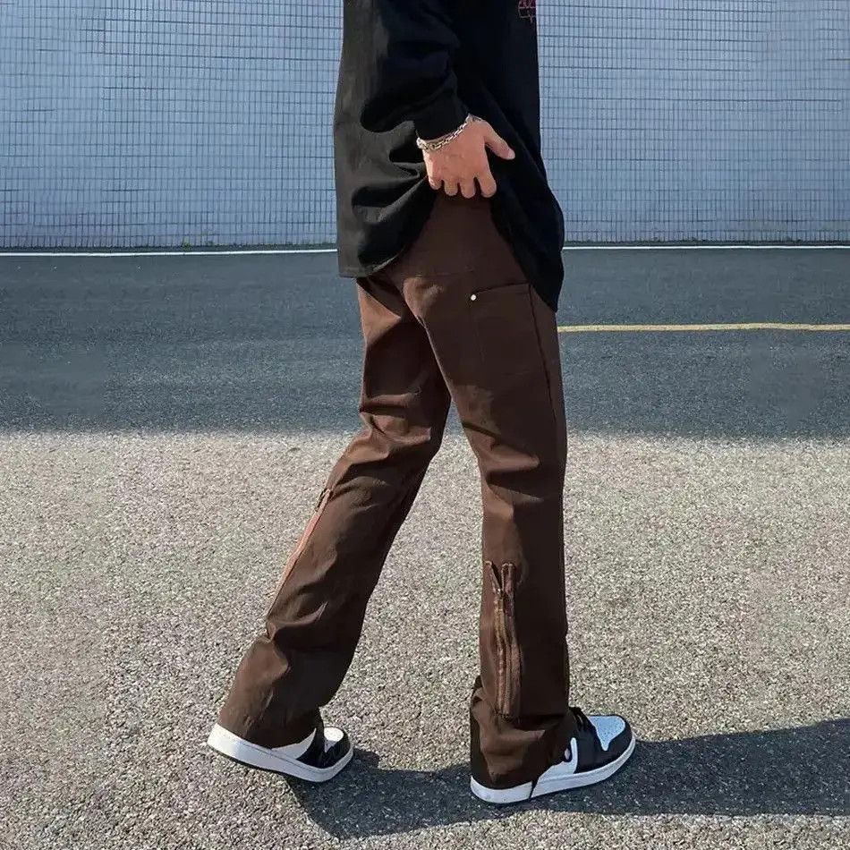 Japanese Brand Casual Pants Y2k High Street Zip Cargo Trousers Size US 30 / EU 46 - 4 Thumbnail