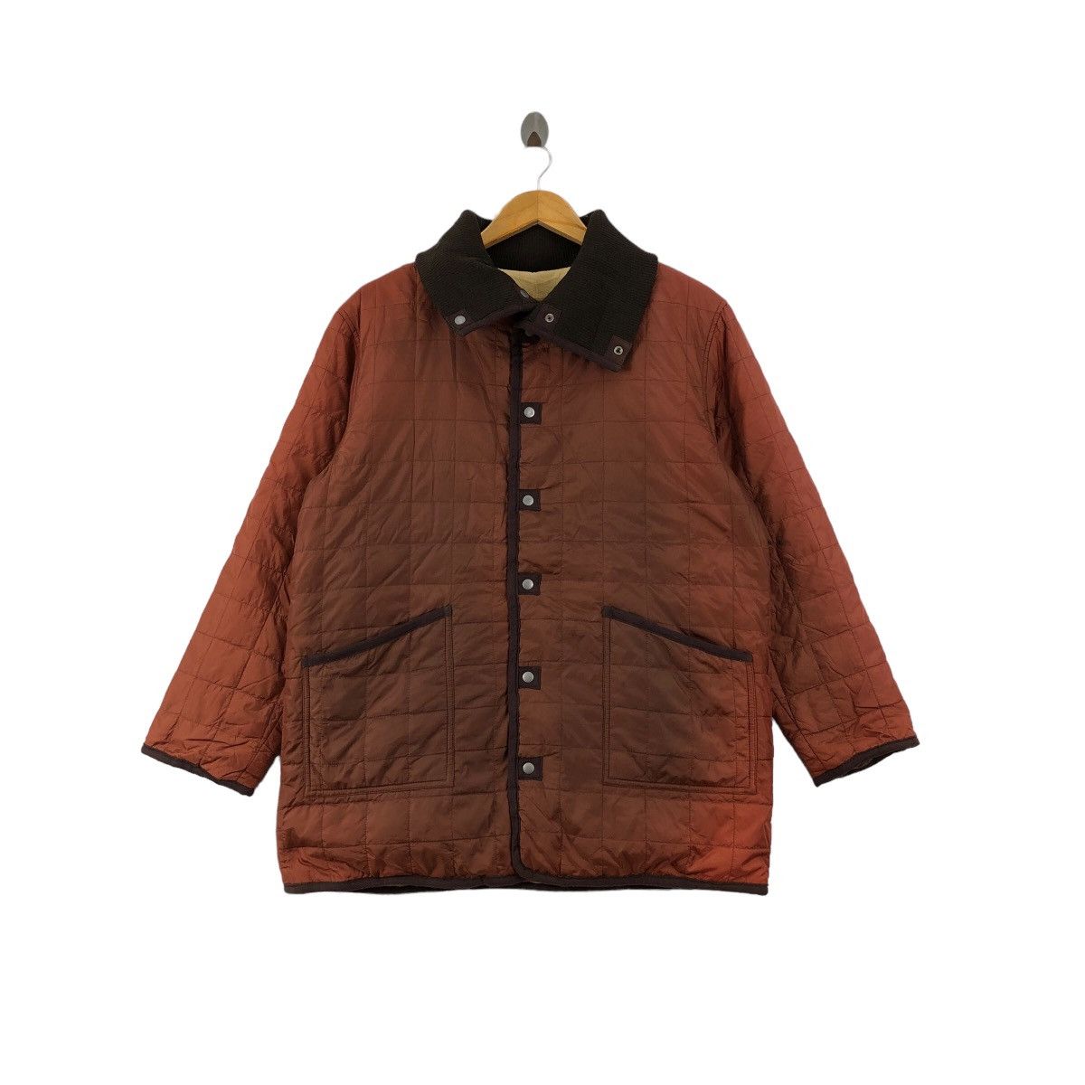 Indigo Vintage 90s Quilted Jacket Japanese Brand Indigo Size US L / EU 52-54 / 3 - 1 Thumbnail