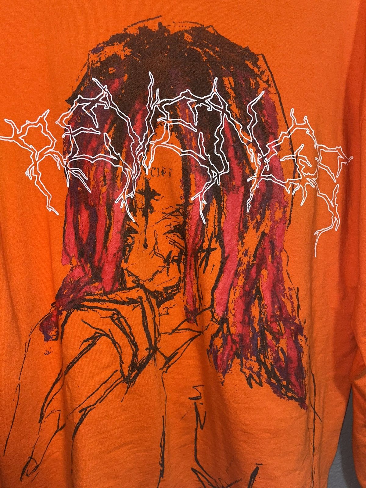 Revenge x Trippie buy Redd Lightning Long Sleeve Orange Size medium