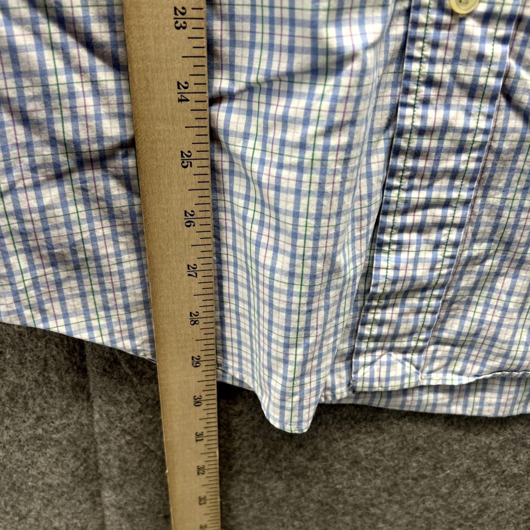 Ralph Lauren VINTAGE Ralph Lauren Shirt Men 15.5 34/35 Plaid Blue Button-Down Preppy Casual Formal Size US L / EU 52-54 / 3 - 7 Thumbnail