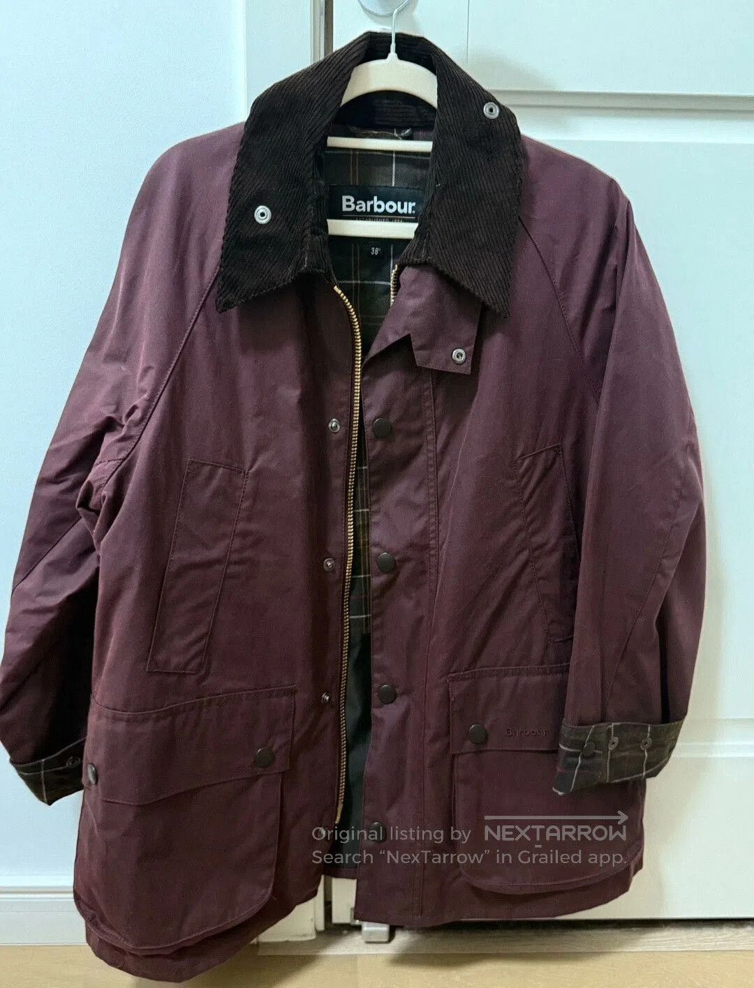 Barbour Barbour Bedale Oversize Waxed Jacket. Size XS / US 0-2 / IT 36-38 - 2 Thumbnail