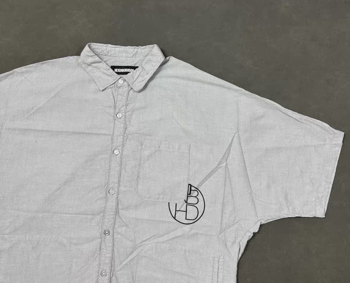 Neighborhood NEIGHBORHOOD BIG LOGO C-SHIRT Short Sleeve Shirt J16 Size US L / EU 52-54 / 3 - 3 Thumbnail