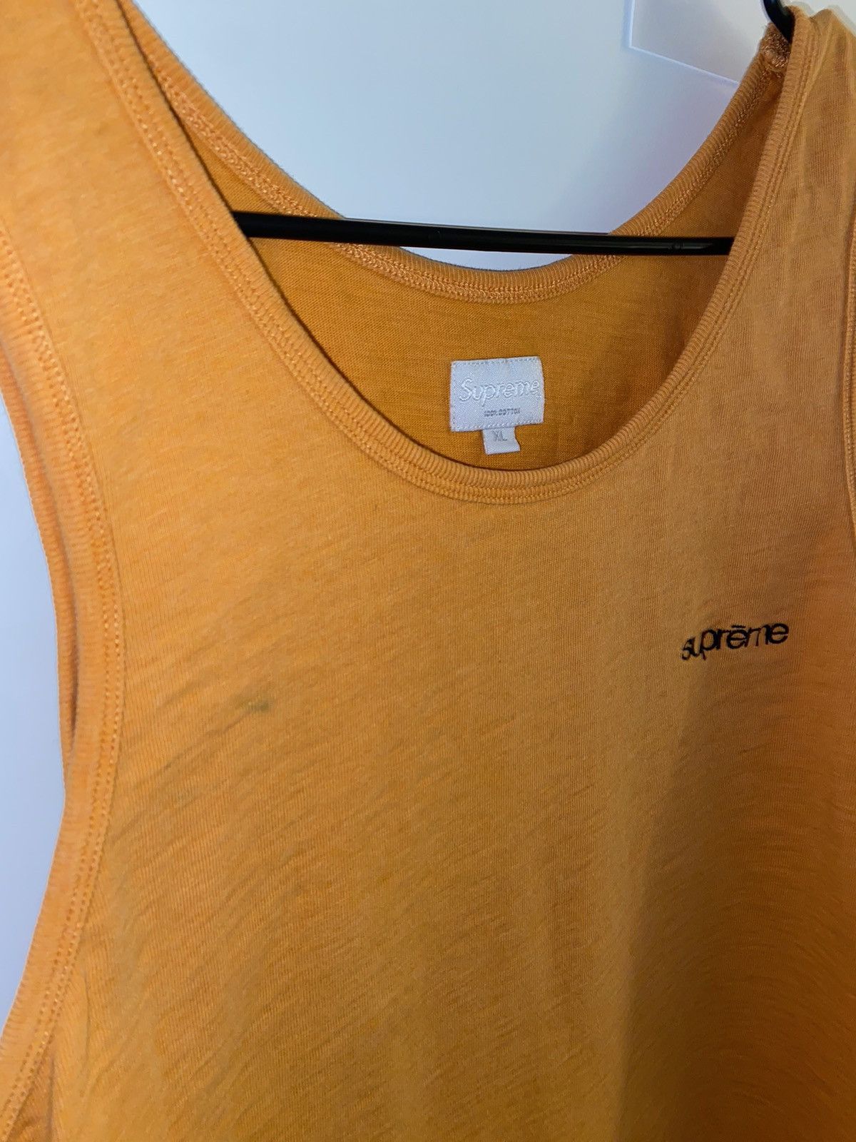 Supreme Supreme Orange Tank Top Size US XL / EU 56 / 4 - 3 Thumbnail