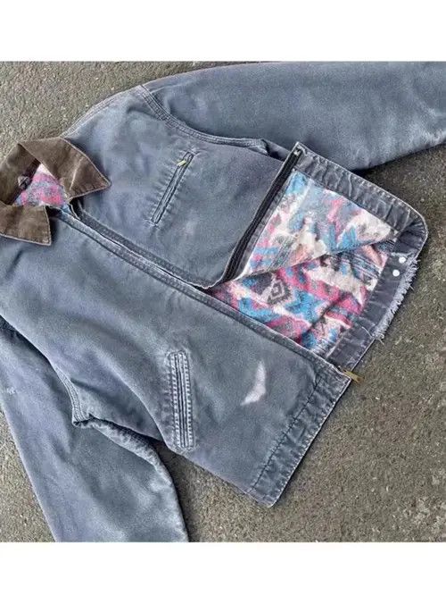 Japanese Brand Yoshimi x Kubo Vintage Street Zipper Coat Work Jacket Size US M / EU 48-50 / 2 - 8 Thumbnail