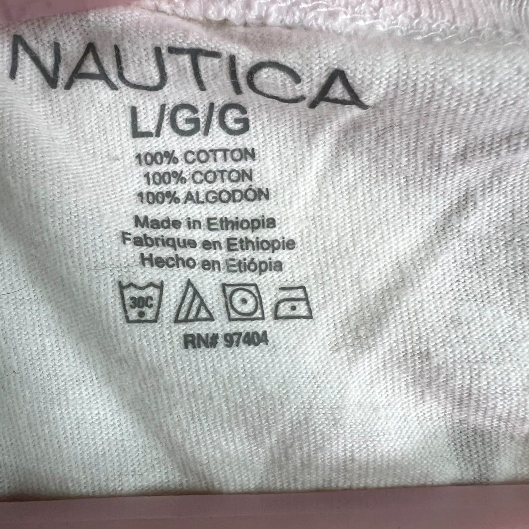 Nautica VINTAGE NAUTICA Shirt Unisex Adults L White Butterfly Graphic 50" Chest Logo 90s Concert? Size US L / EU 52-54 / 3 - 4 Thumbnail