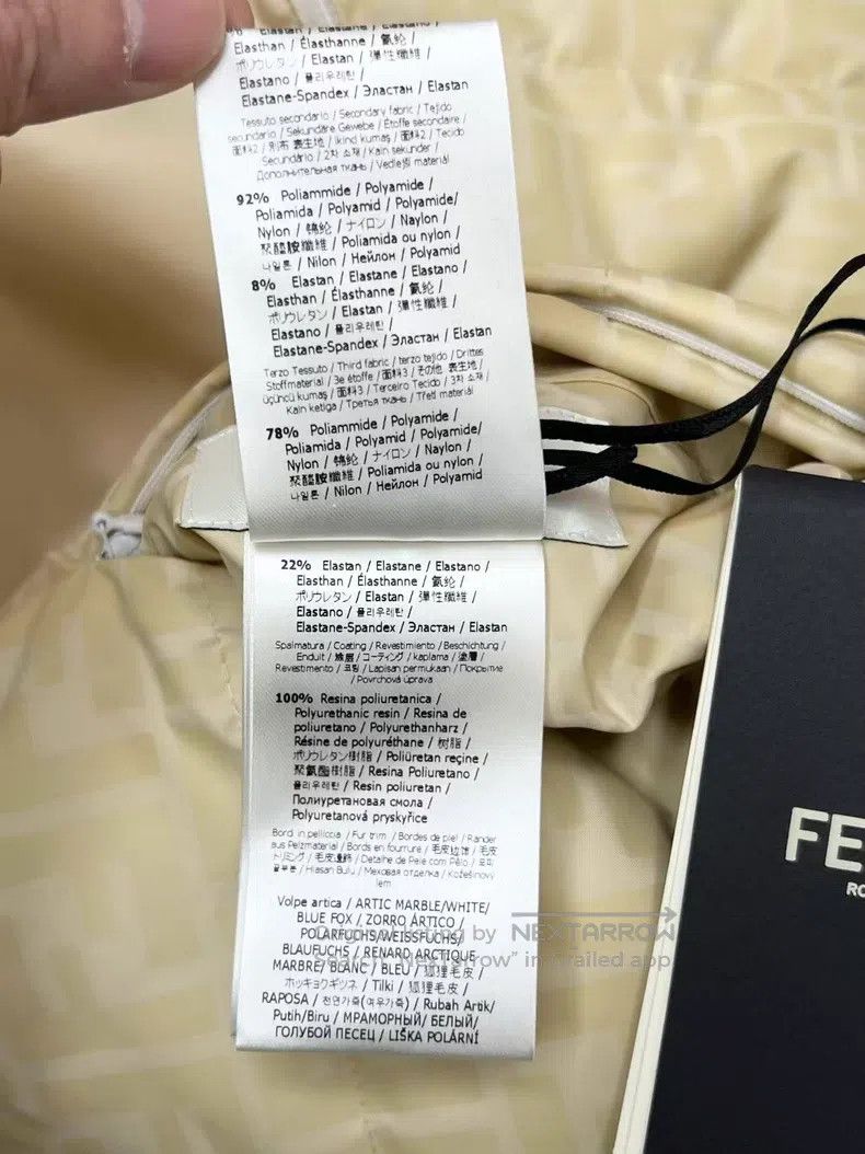Fendi Fendi Logo-printed reversible hooded down jacket Size XXS / US 00 / IT 34 - 5 Thumbnail