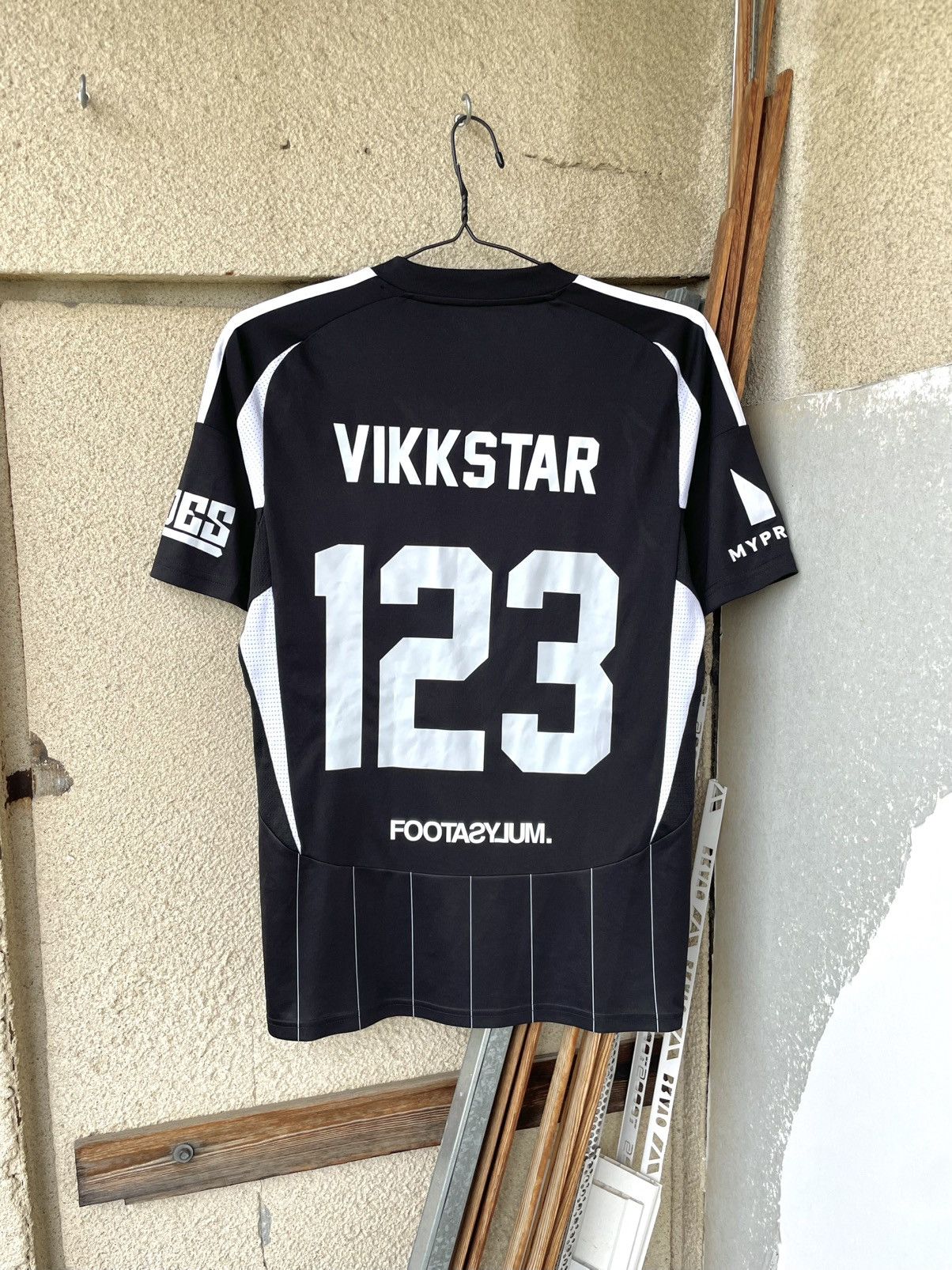 Adidas Sidemen FC #123 VIKKSTAR Adidas Soccer Football Jersey Shirt Size US S / EU 44-46 / 1 - 2 Thumbnail