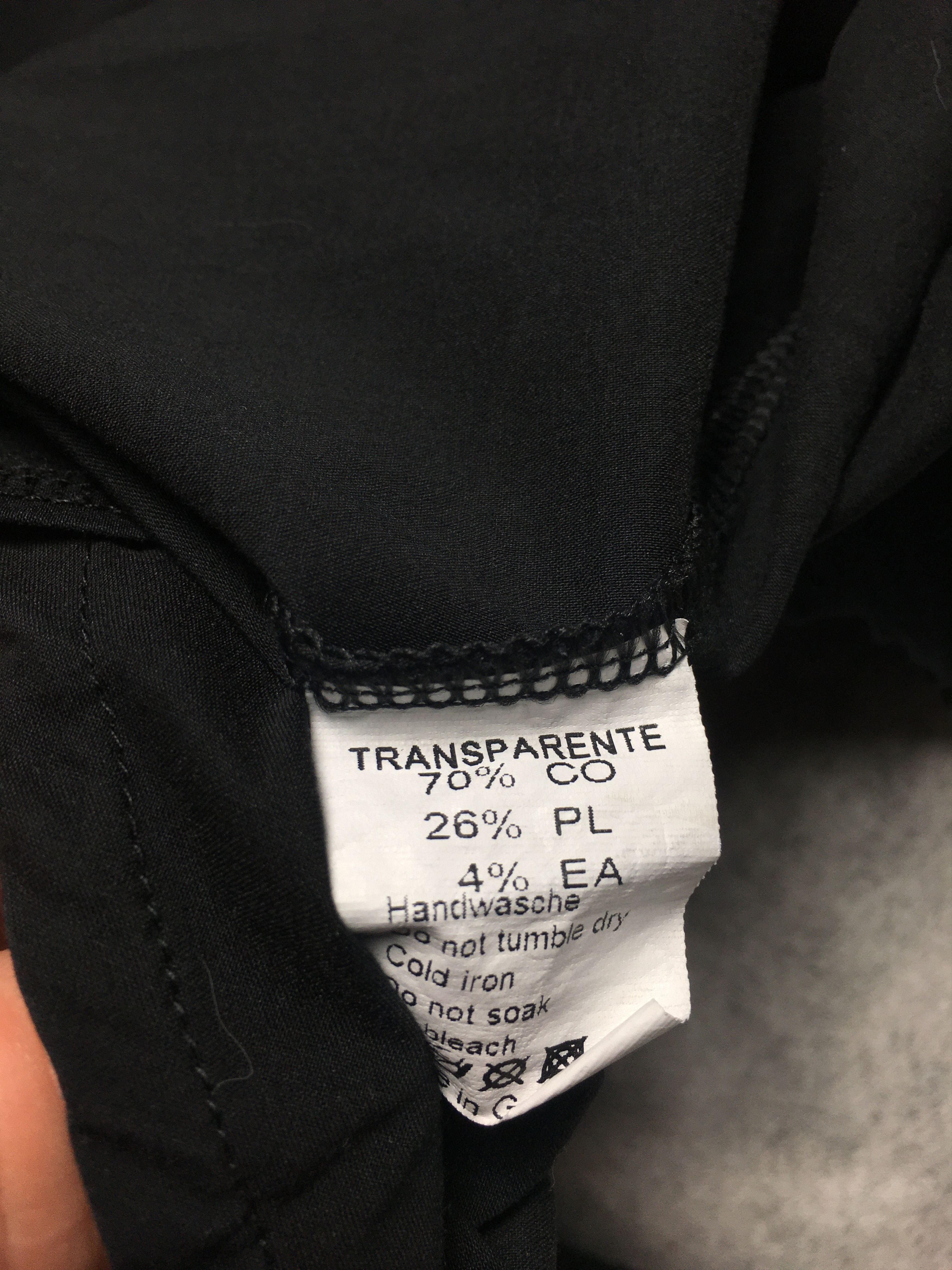 Other Transparente Black Label Jacket Lightweight Button Free Size Size ONE SIZE - 8 Thumbnail