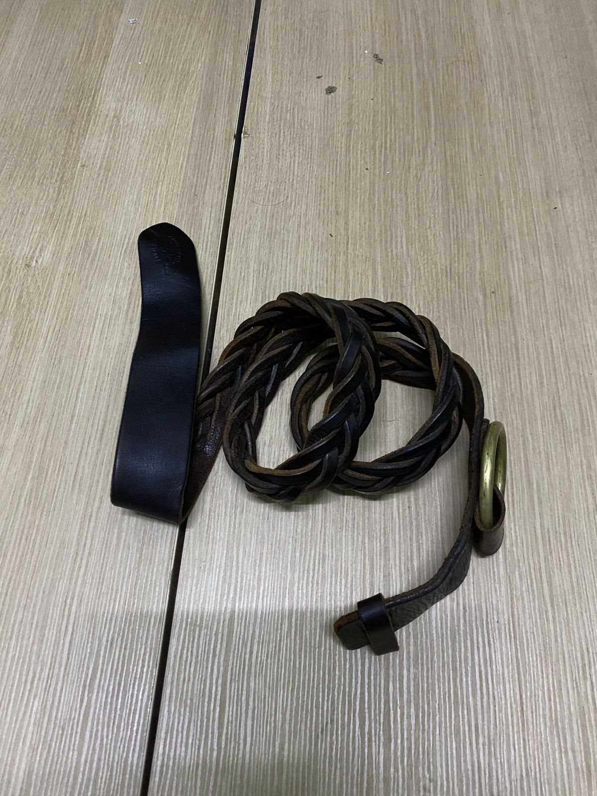 RRL Ralph Lauren RRL Double RL Ralph Lauren Leather Belt Size ONE SIZE - 7 Thumbnail