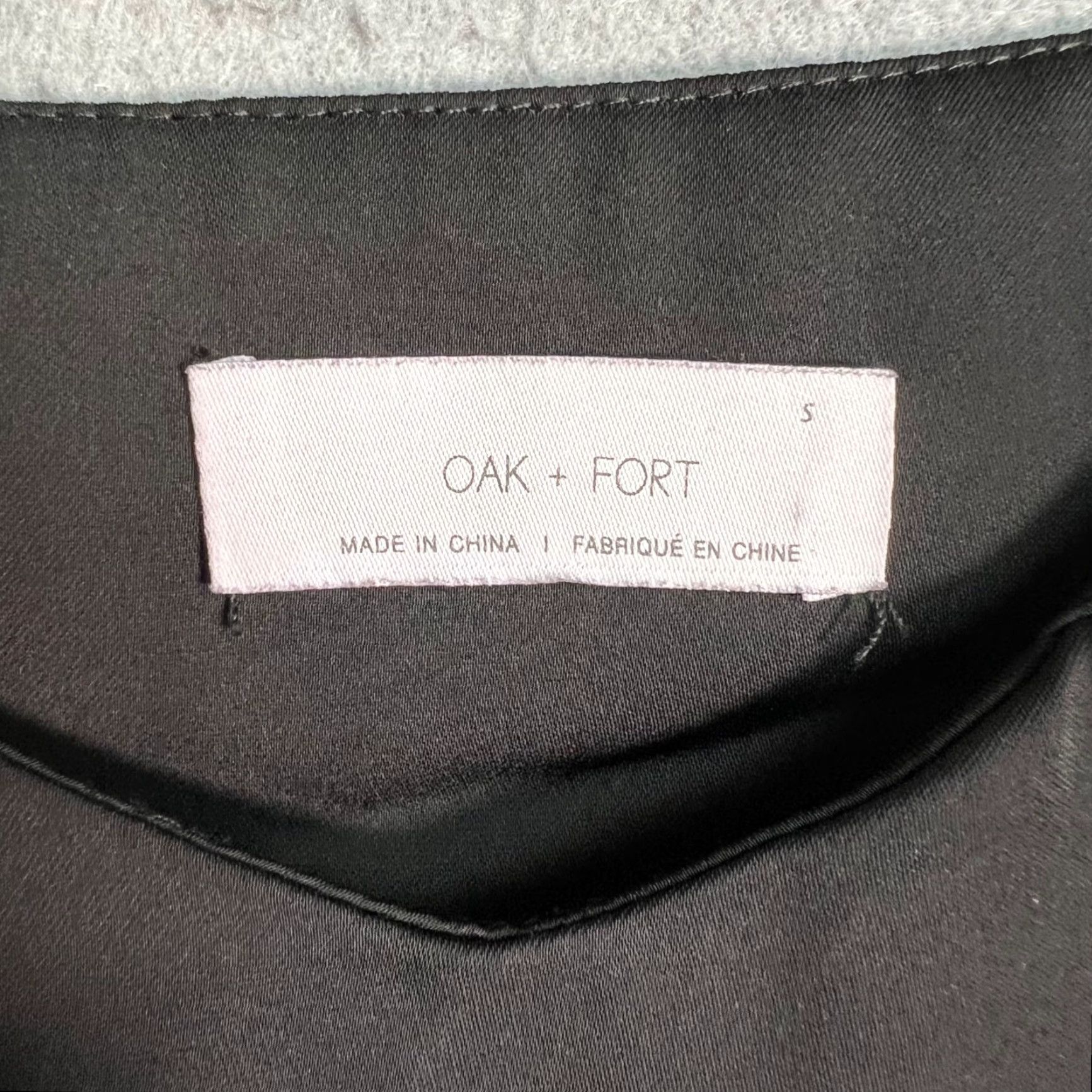 Oak + Fort VINTAGE Oak + Fort Black Spaghetti Strap Slip Dress Womens Size Small Polyester Size S / US 4 / IT 40 - 3 Thumbnail