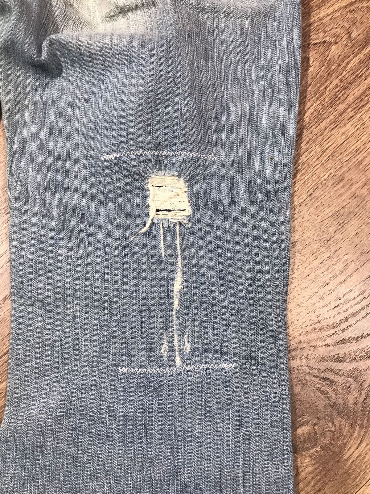 Iceberg × Vintage Iceberg Vintage Flared Denim Pants Jeans Size 31" - 19 Thumbnail