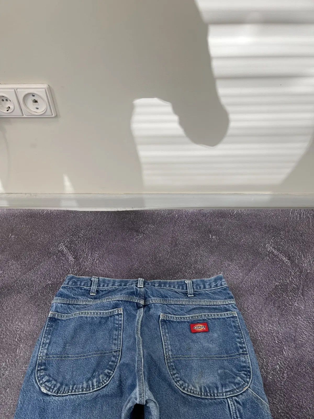 Dickies × Vintage Vintage Dickies USA Faded Blue Work Denim Hype Baggy Jeans Size US 33 - 8 Thumbnail