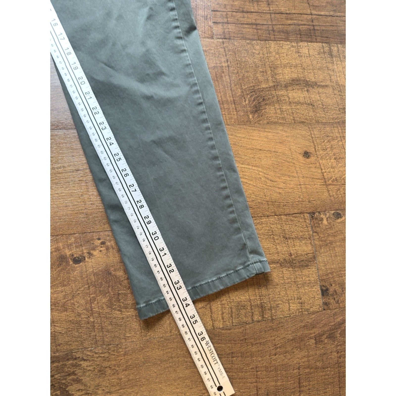 BRAX Brax Feel Good Cooper Fancy Straight Chino Stretch Pants Mens 40X34 Green Vintage No Size US 40 / EU 56 - 8 Thumbnail
