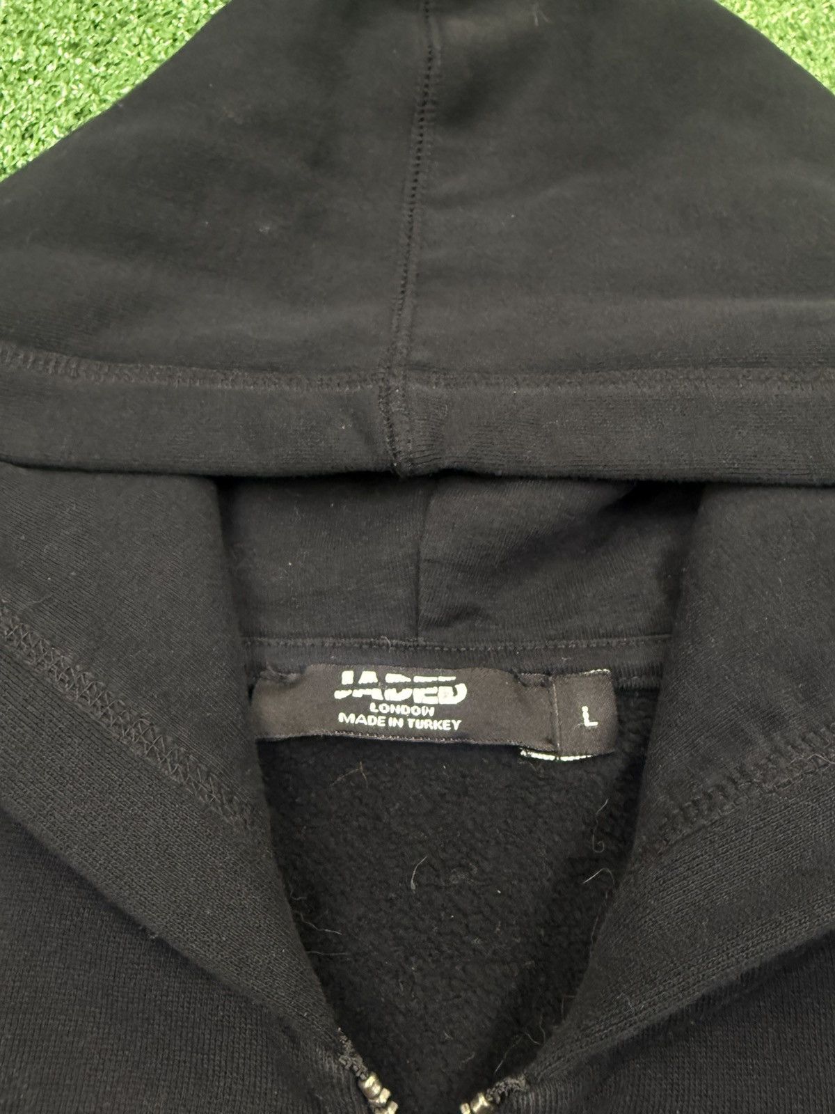 Jaded London Jaded London Zip Hoodie Black Red Graphic Cyber Sigil Y2K L Size US L / EU 52-54 / 3 - 3 Thumbnail