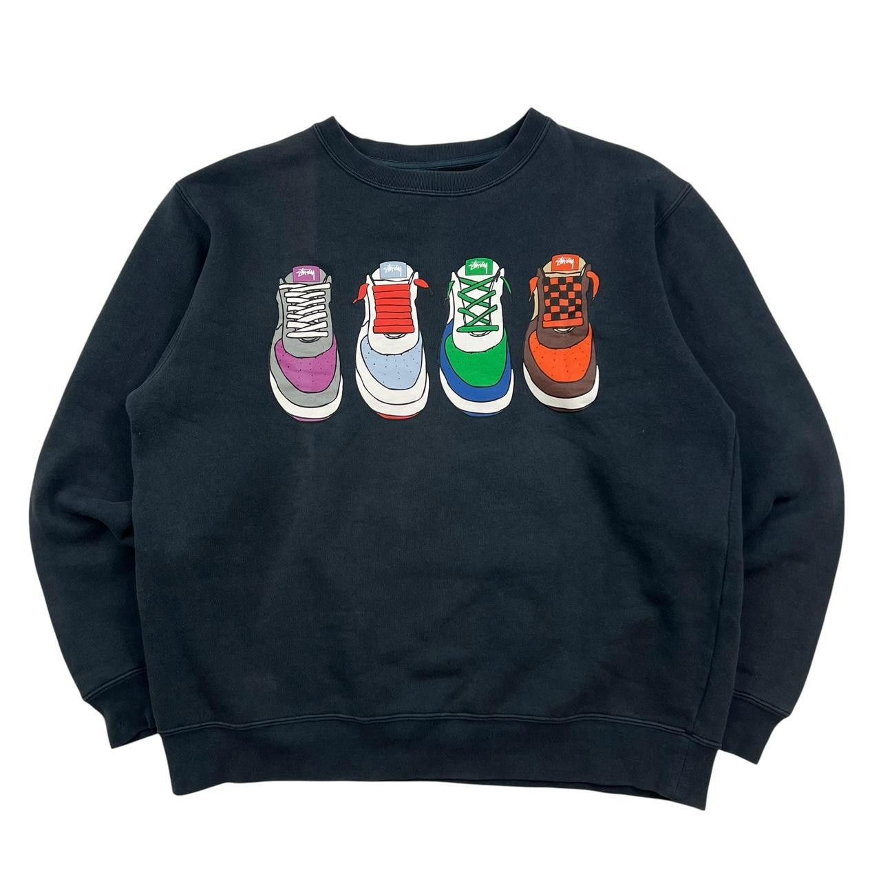 Stussy Vintage 2000s Navy Stussy Air Force Sweatshirt - Medium Size US M / EU 48-50 / 2 - 1 Thumbnail