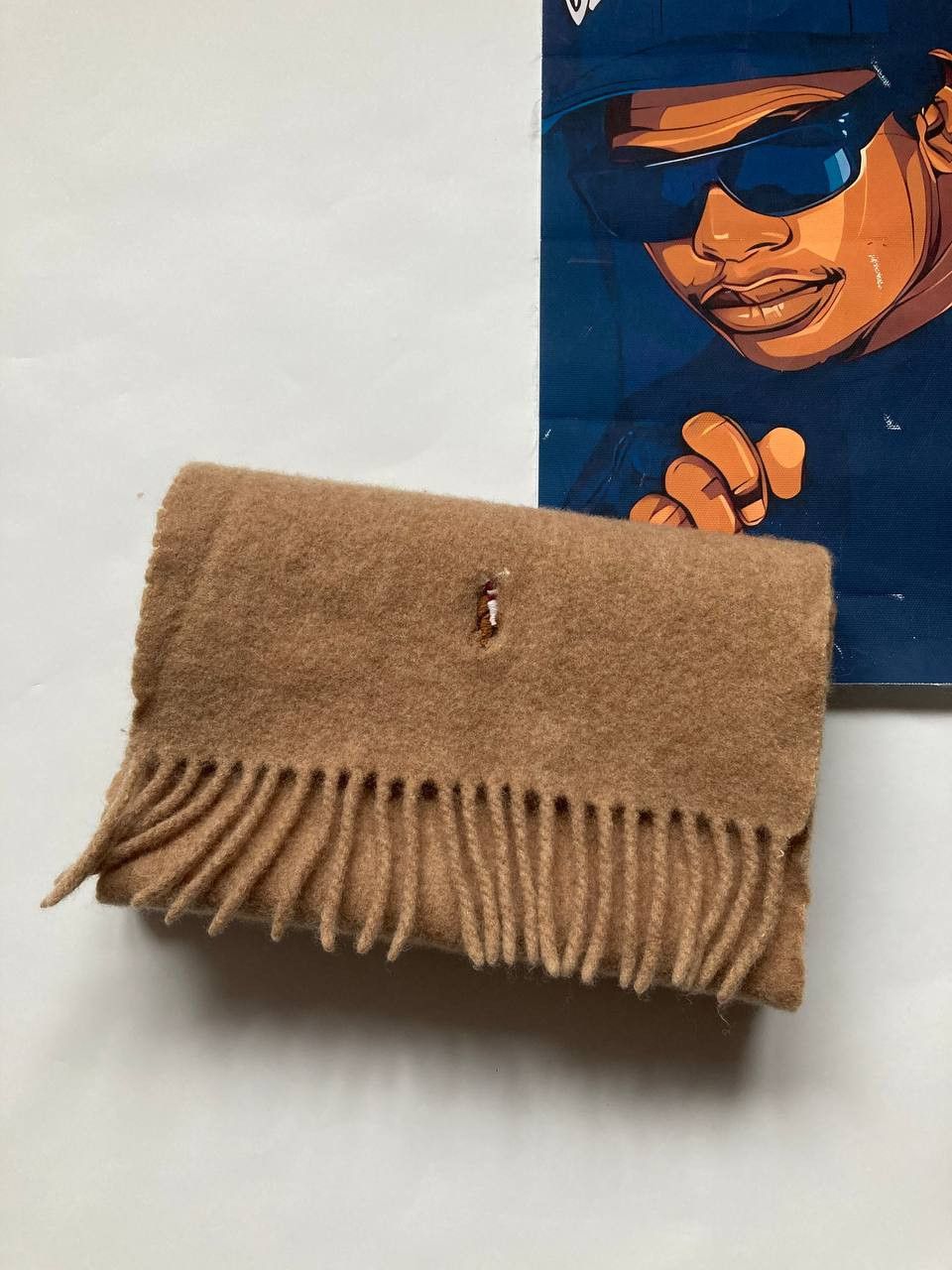 Polo Ralph Lauren × Vintage Vintage Polo Ralph Lauren Scarf Wool Scarves Y2K rare Size ONE SIZE - 1 Thumbnail
