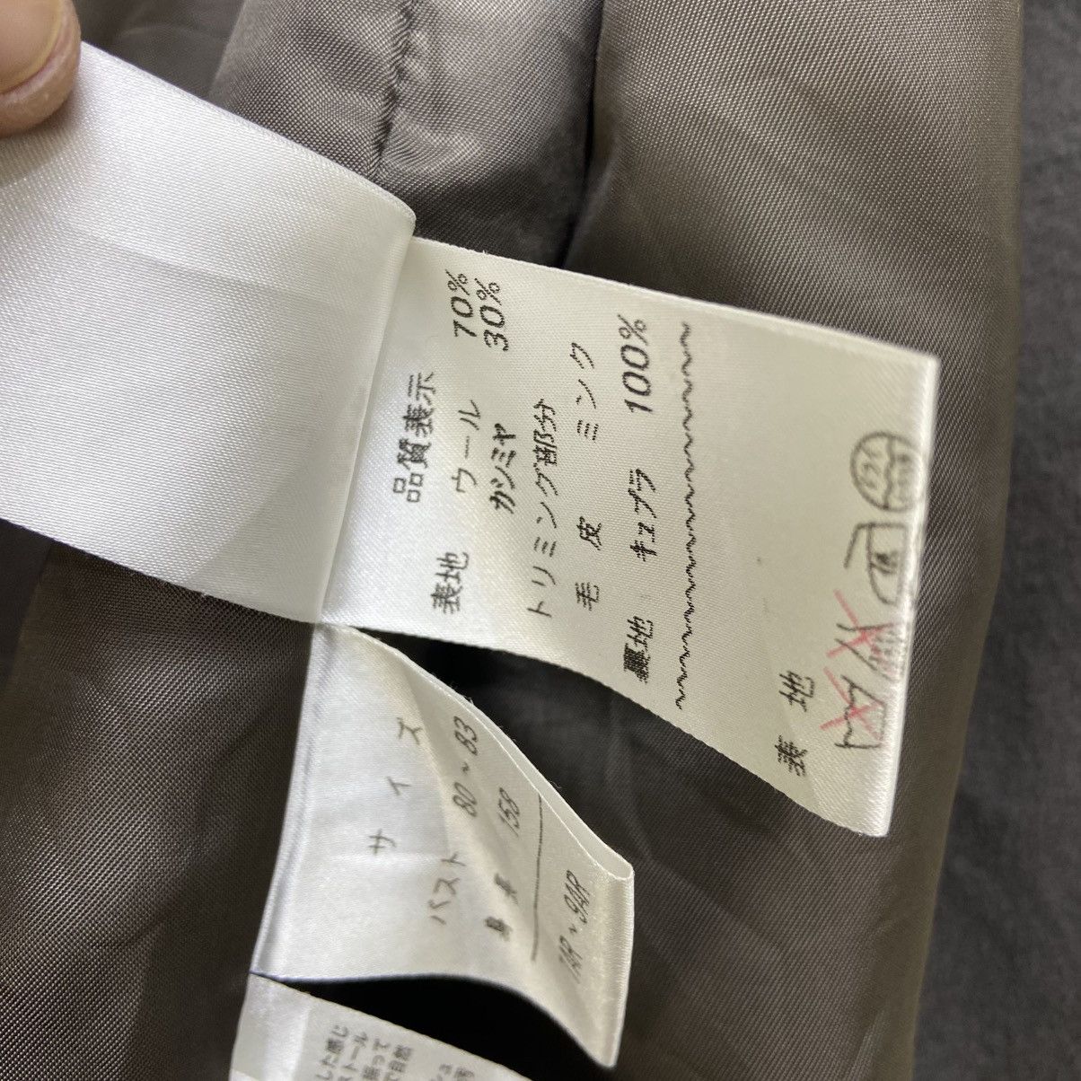 Other Altima Loro Piana Wool Cashmere + Mink Fur Long Coat Size M / US 6-8 / IT 42-44 - 16 Thumbnail
