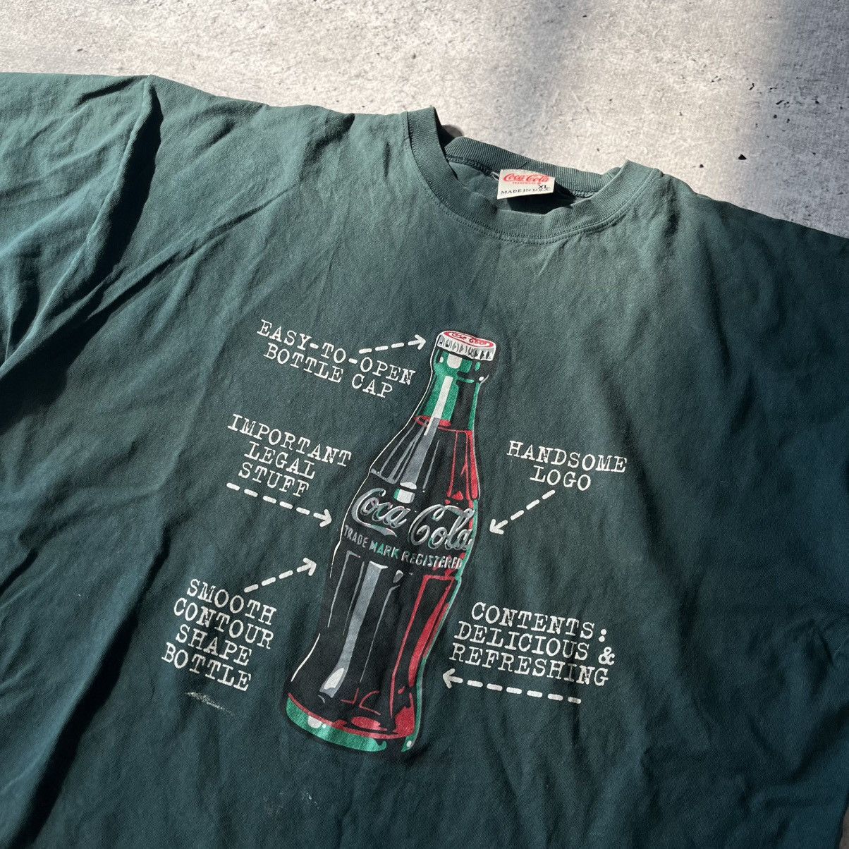 Coca Cola × Vintage Coca Cola bottle tee XL made in usa vintage 1996 Size US XL / EU 56 / 4 - 4 Thumbnail