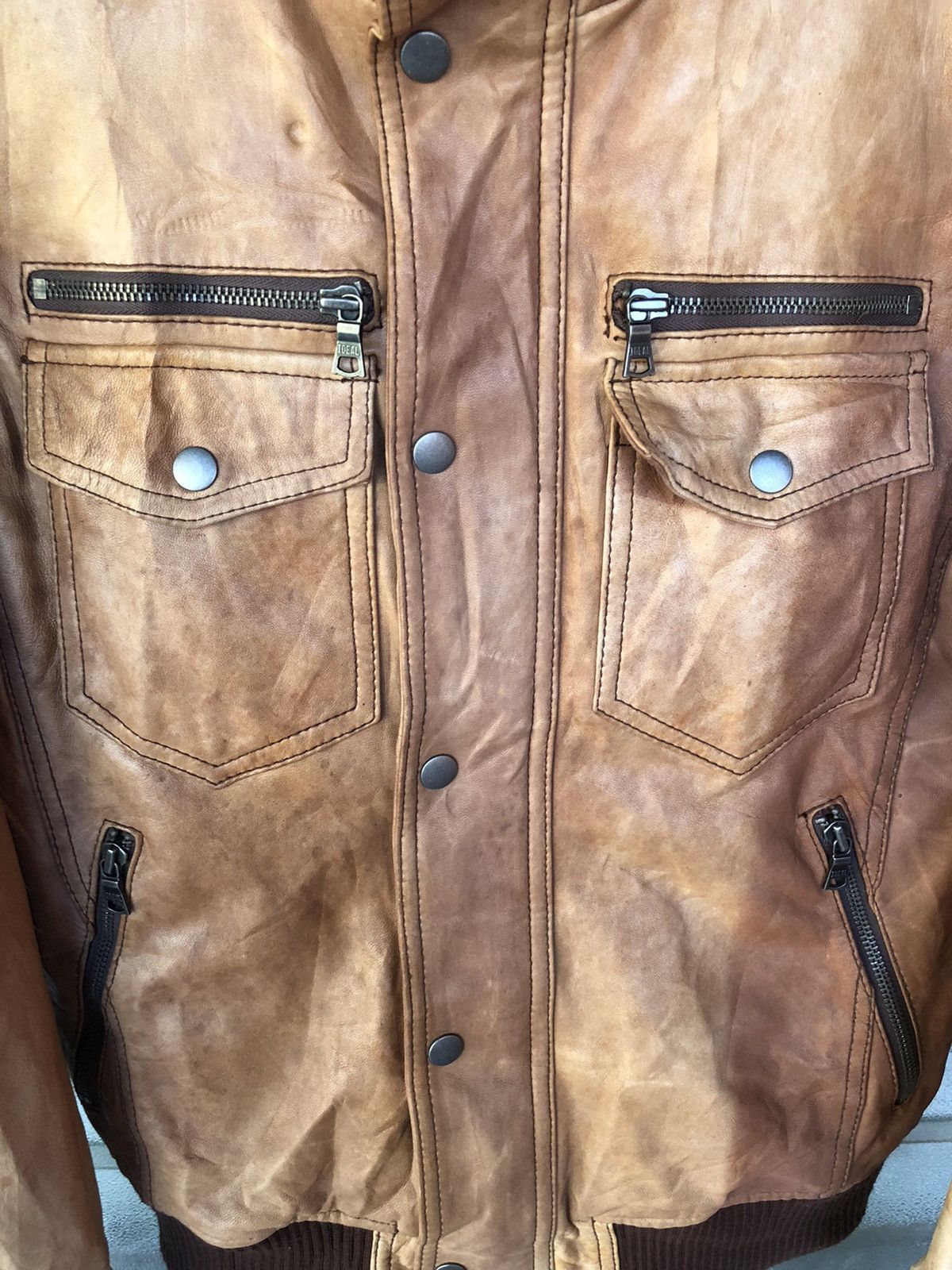 If Six Was Nine × Japanese Brand Vintage S.Train Leather Ride Jacket Size US S / EU 44-46 / 1 - 3 Thumbnail