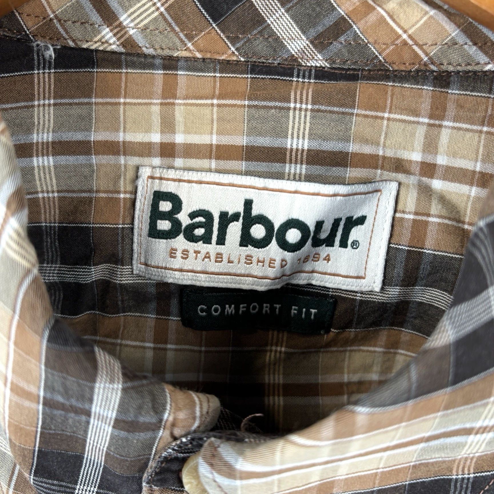 Barbour Barbour Shirt Mens XL Multicolor Plaid Cotton Button-Down Pocket Casual Comfort Size US XL / EU 56 / 4 - 3 Thumbnail