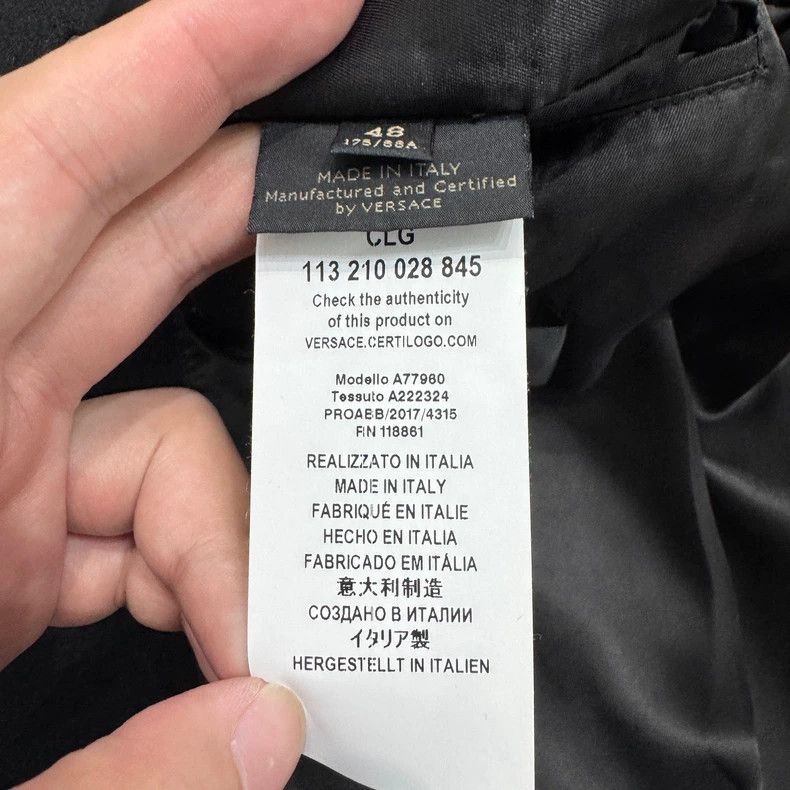 Versace Versace Wool baseball uniform jacket Size M / US 6-8 / IT 42-44 - 3 Thumbnail