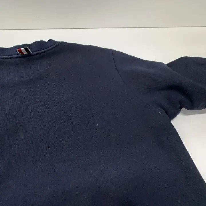 Thom Browne Thom Browne Striped Cotton Pullover Sweatshirt -2507 Size US S / EU 44-46 / 1 - 4 Thumbnail