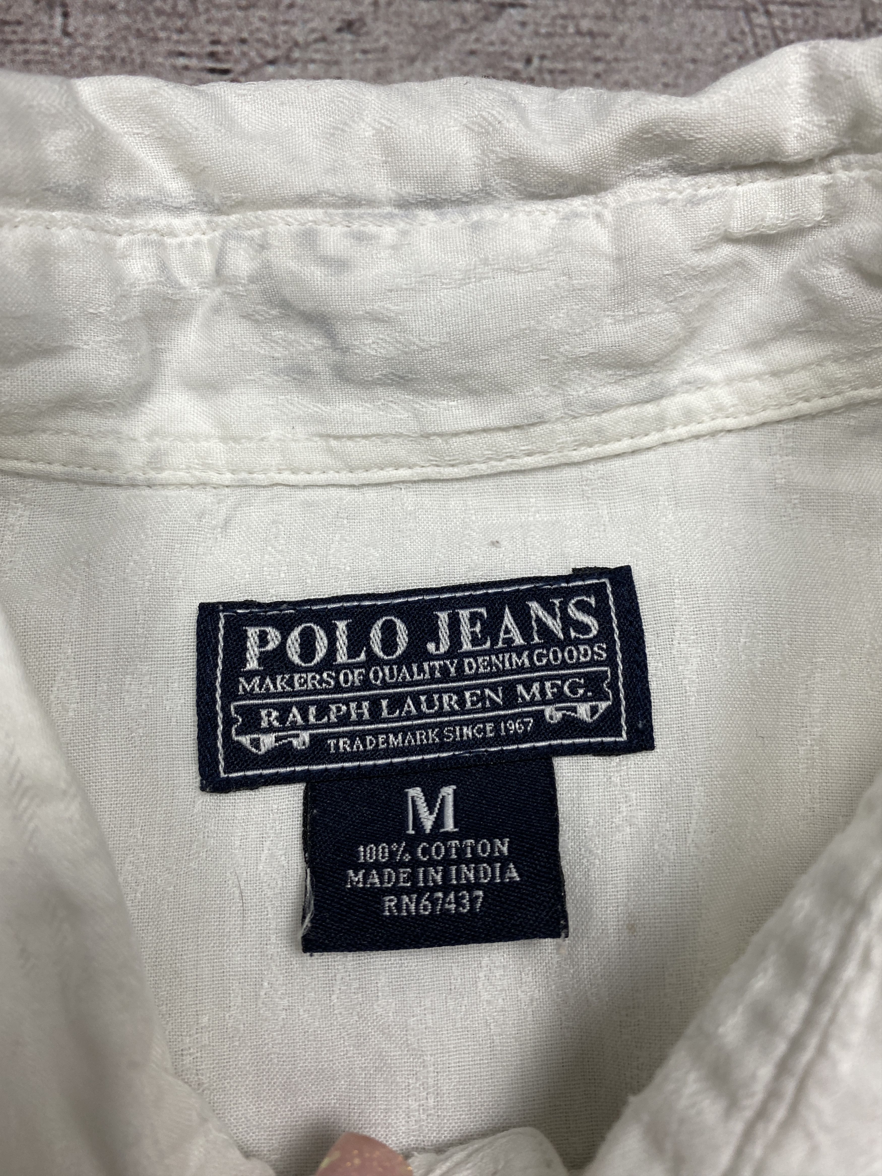 Lauren Ralph Lauren × Polo Ralph Lauren × Ralph Lauren Polo Jeans Co Ralph Lauren Vintage Mens Long Sleeve Shirt Size US M / EU 48-50 / 2 - 4 Thumbnail