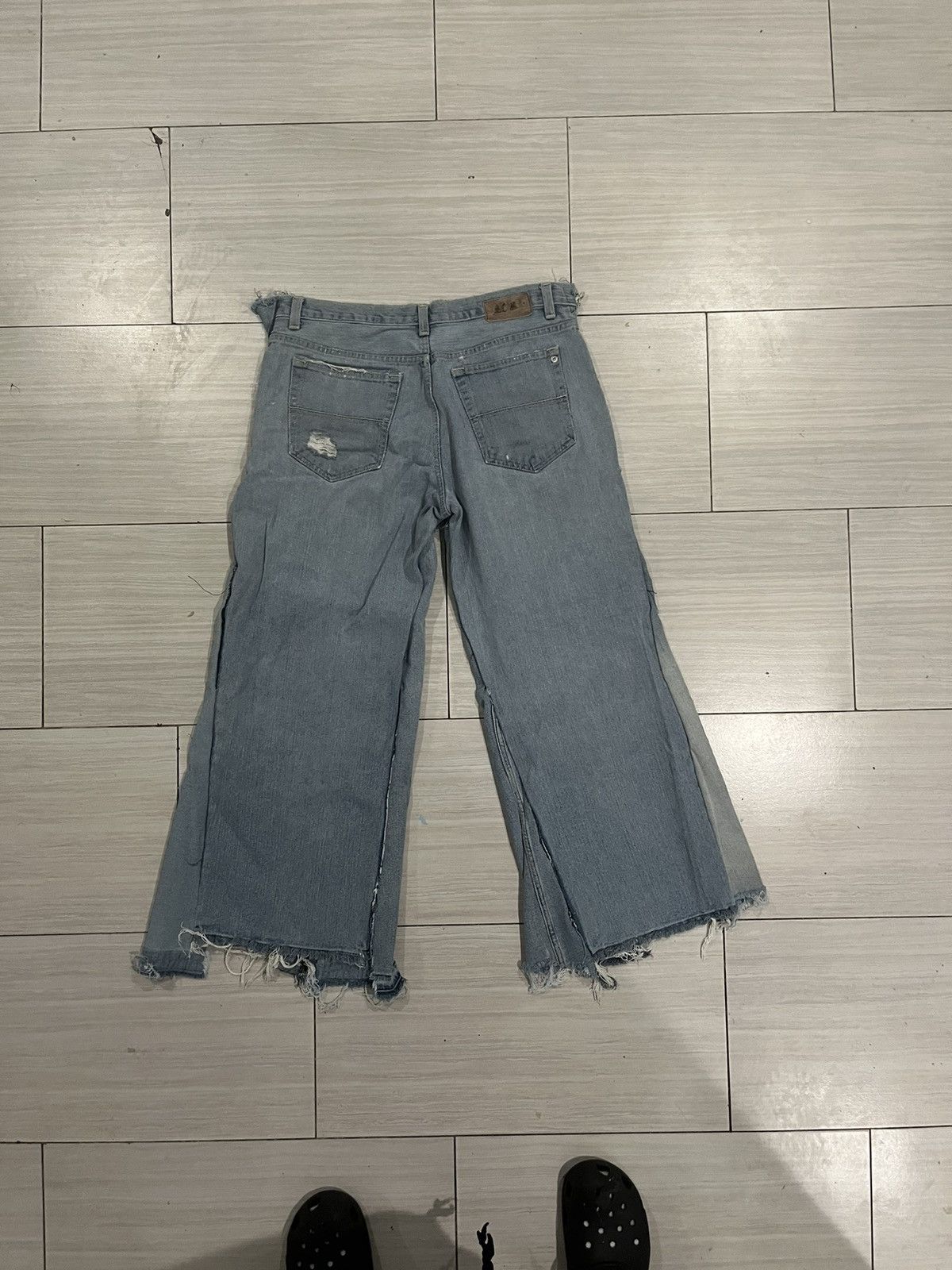 Other Vintage baggy custom flared jeans Size US 34 / EU 50 - 2 Thumbnail
