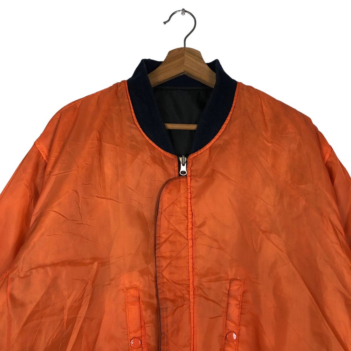 Japanese Brand 🔥Riot Riot Vintage Bomber Jacket Reversible Design USA Size US L / EU 52-54 / 3 - 14 Thumbnail