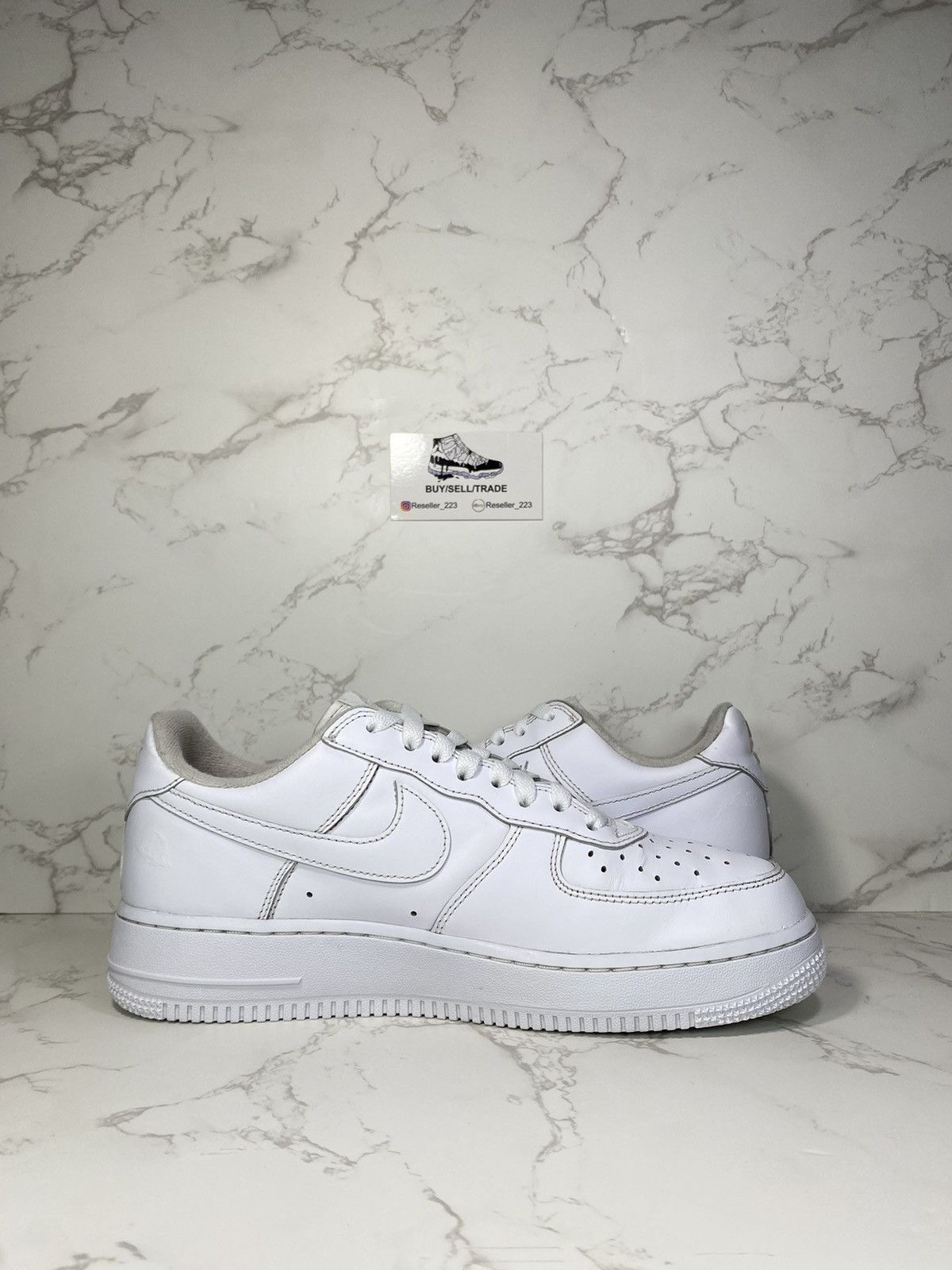Nike Supreme x Air Force 1 Low 'Box Logo - White' Size US 8 / EU 41 - 3 Thumbnail