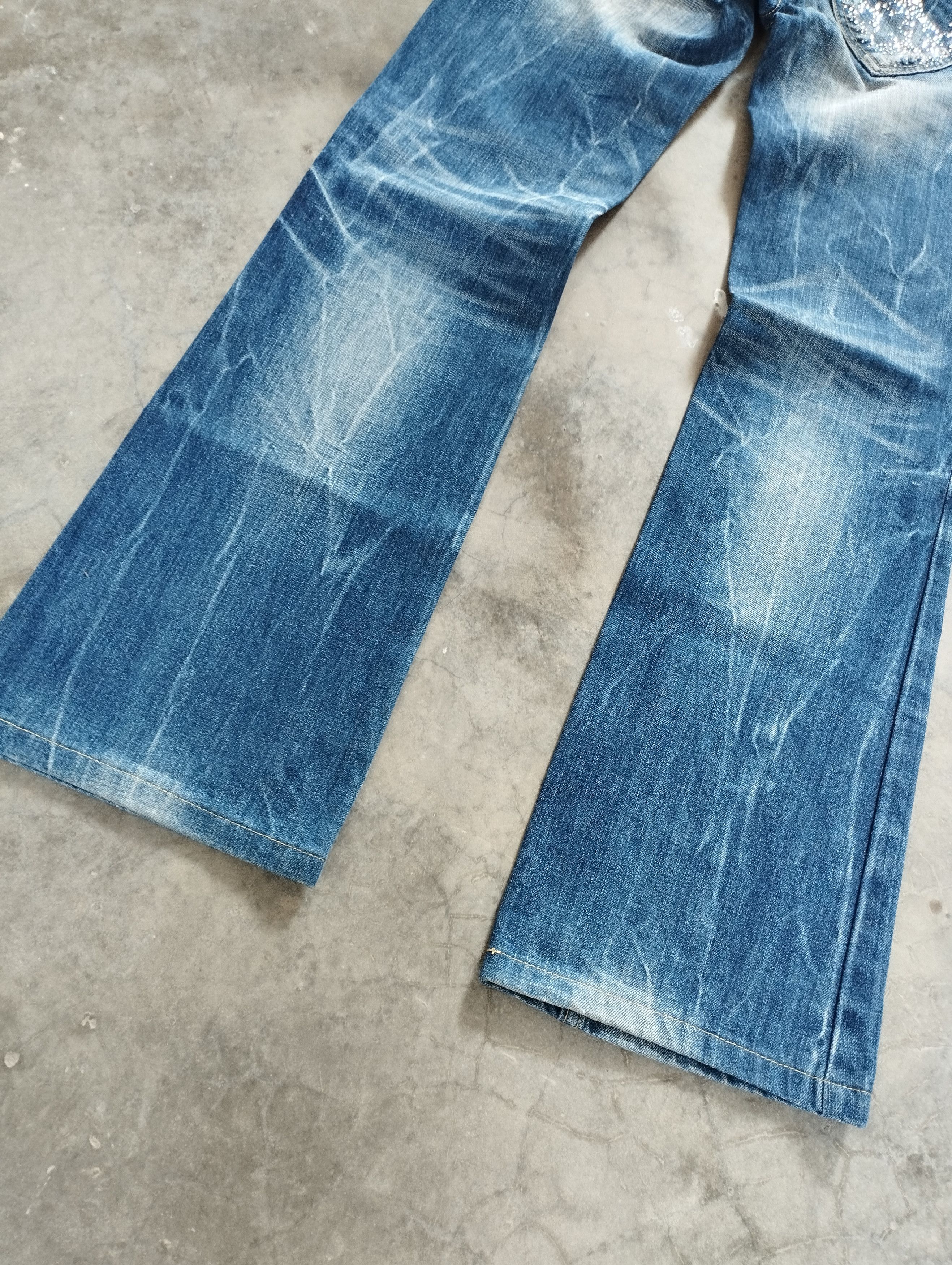 Tornado Mart Flare Jeans Japan Lightning Wash Redpepper Bootcut Jeans Size US 26 / EU 42 - 5 Thumbnail