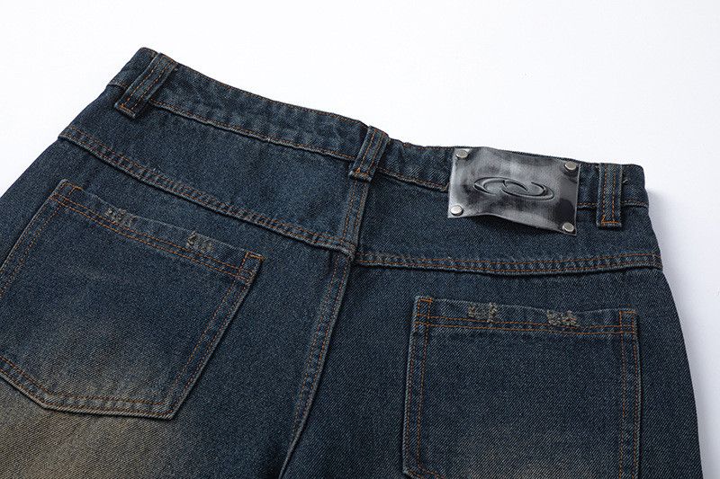 Japanese Brand × Jean × Vintage Vintage Rivet Patchwork Jeans Size US 33 - 11 Thumbnail