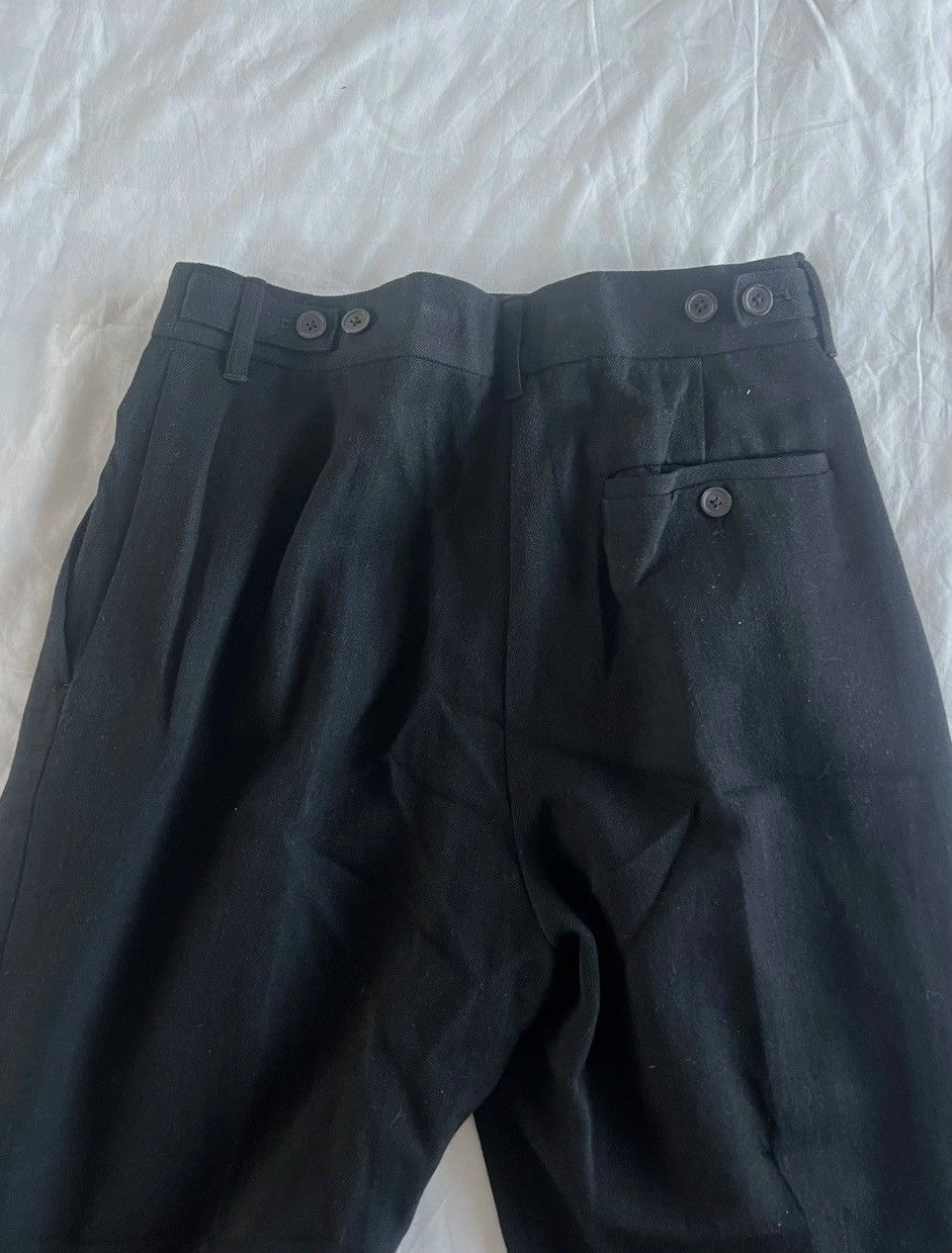 Ann Demeulemeester Ann Demeulemeester sleek fitted black tailored trouser Size 26" / US 2 / IT 38 - 5 Thumbnail