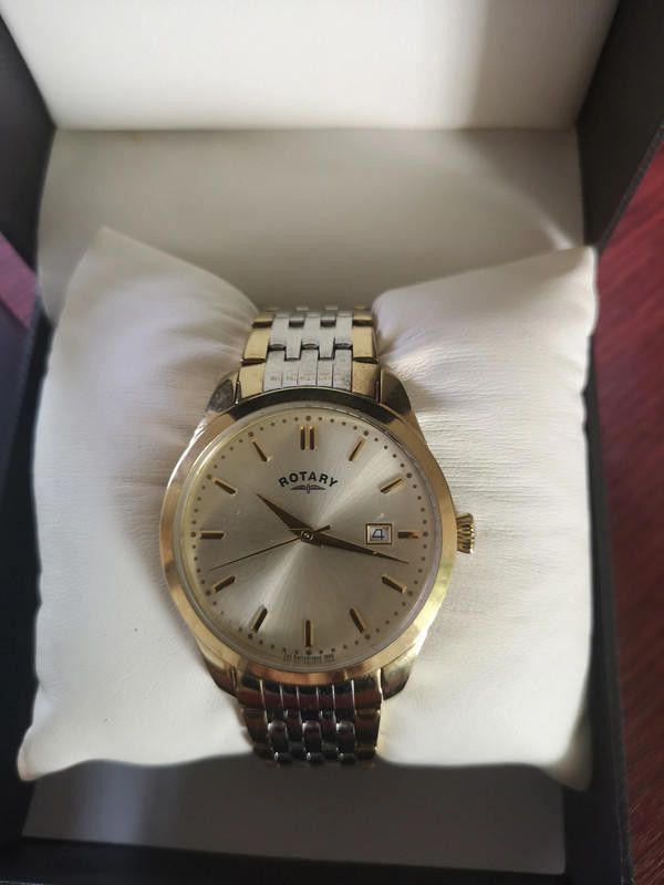 Designer Rotary men's two tone gold dial watch Size ONE SIZE - 3 Thumbnail
