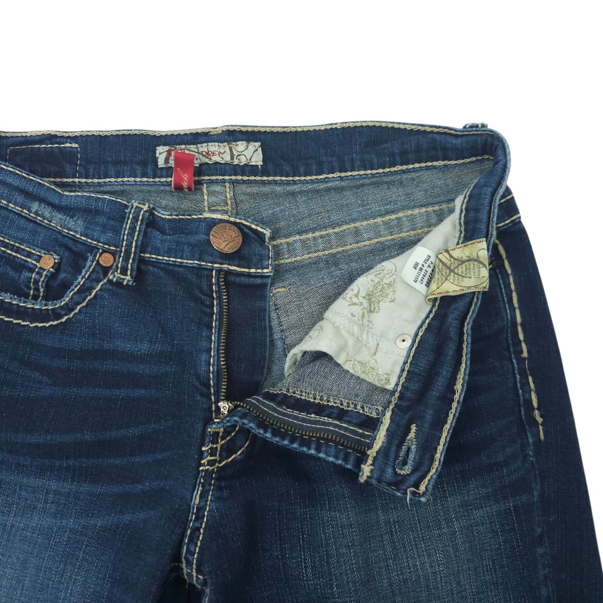 BKE BKE Buckle Drew Boot Cut Jeans Womens Size 28 READ Distresse Size 30" / US 8 / IT 44 - 7 Thumbnail