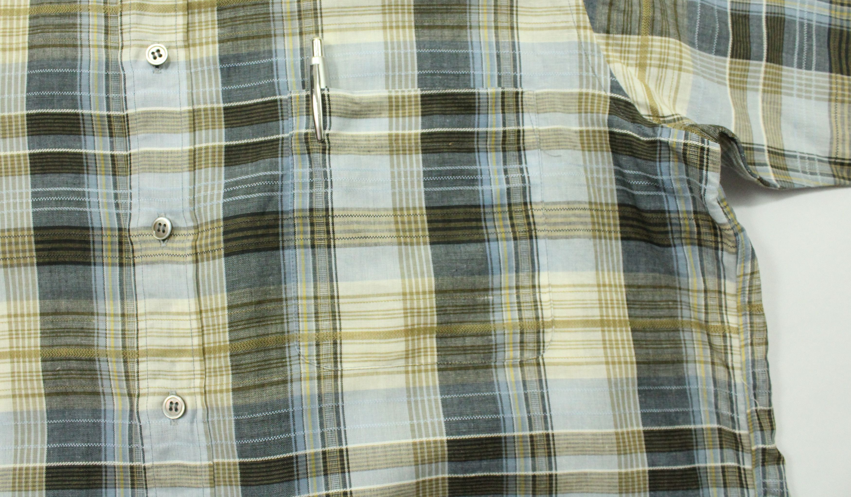 Christian Dior Monsieur Vintage CHRISTIAN DIOR MONSIEUR Shirt Plaid Checkered Size US L / EU 52-54 / 3 - 6 Thumbnail