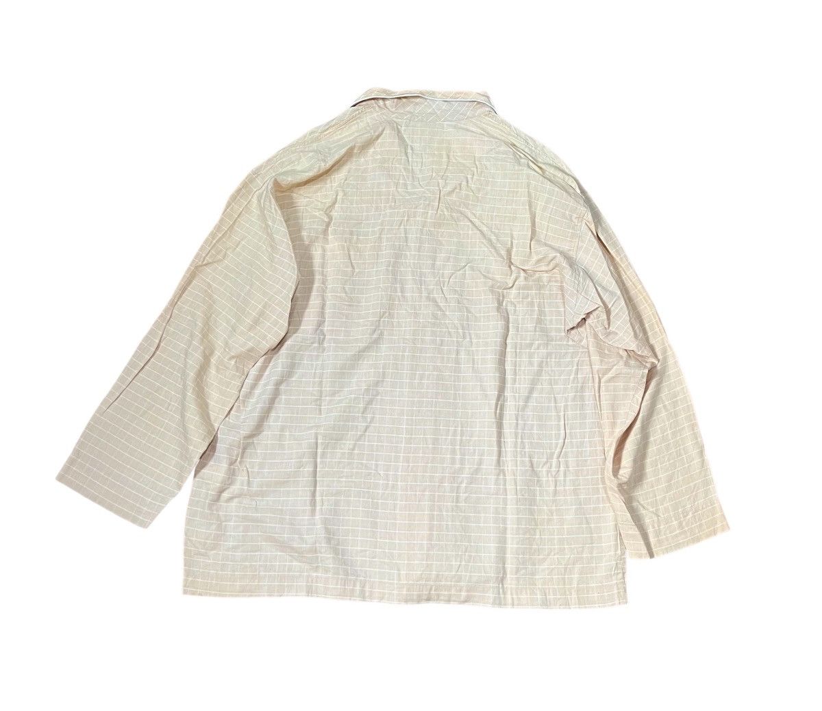 Vintage issey miyake im product open collar plaid shirt