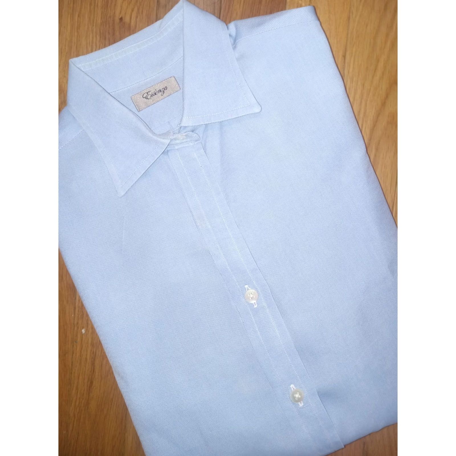 Vintage Essenza Blue Button-Up Shirt Womens L Blue Button-Up Shirt Womens L Essenza Blue Button-Up Shirt Womens L Blue Button-Up Shirt Womens L Size L / US 10 / IT 46 - 5 Thumbnail