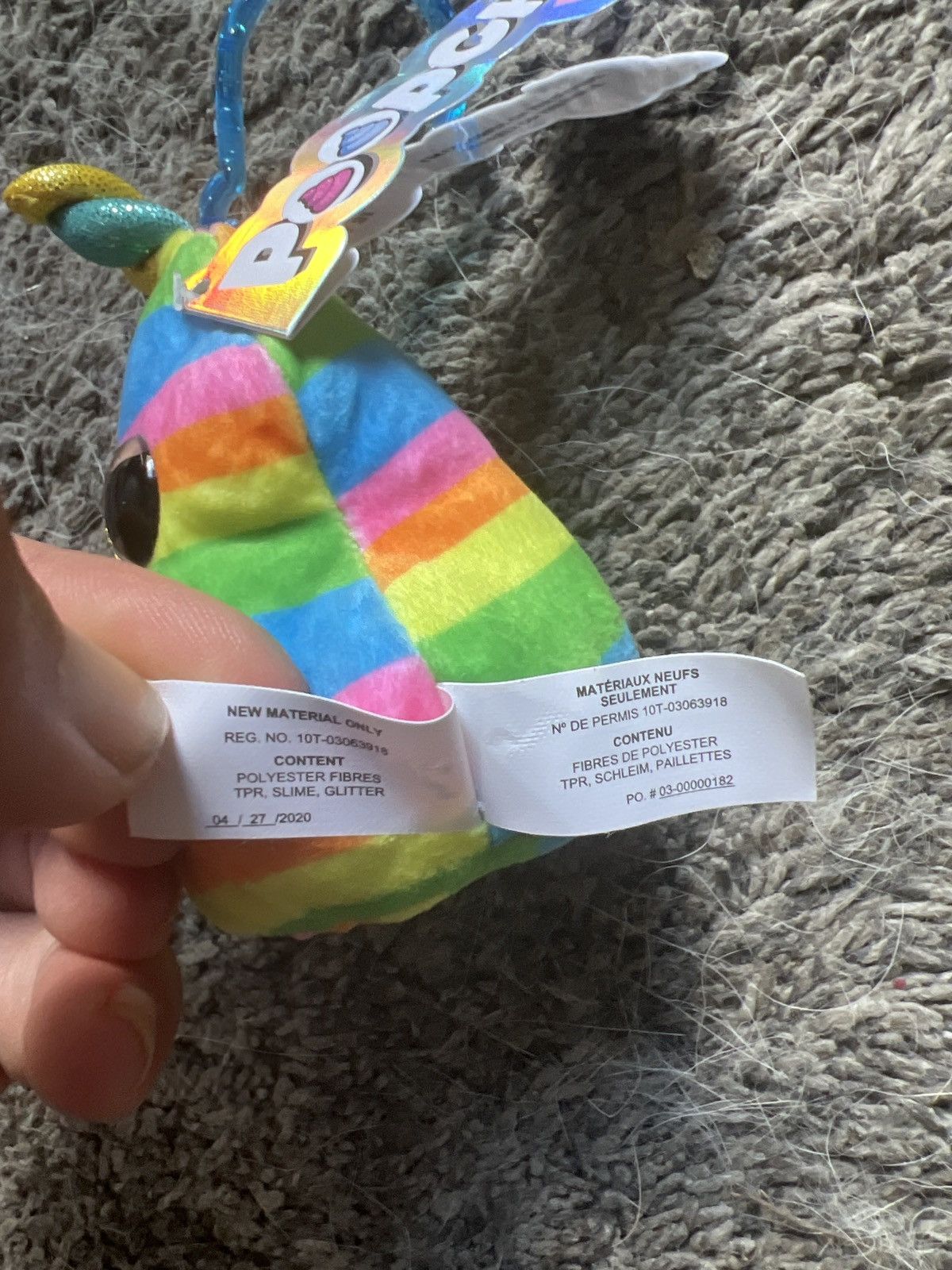 Hypebeast 2020 Poopchi’s Poo Rainbow Plush Keychain Size ONE SIZE - 8 Thumbnail