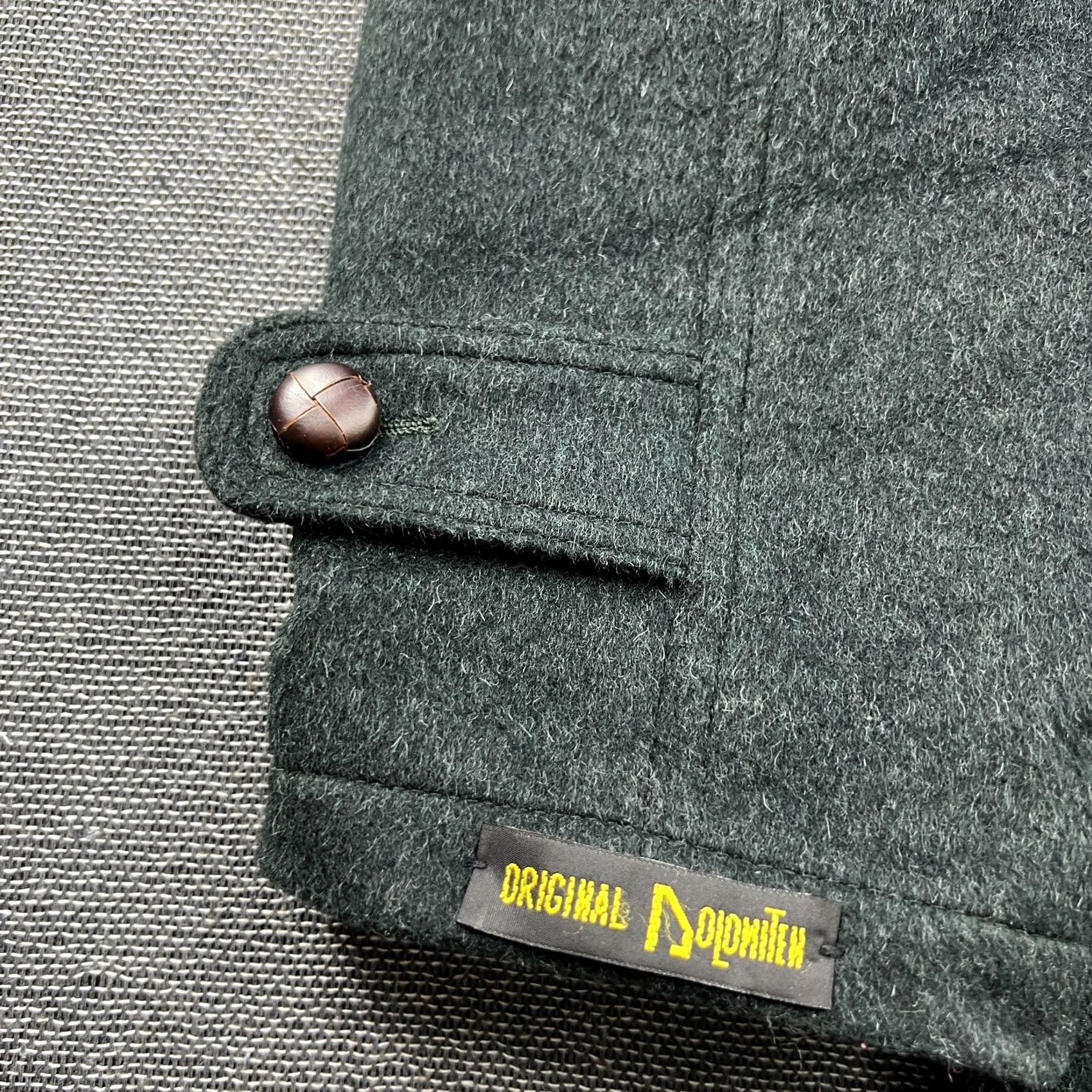 Vintage Dolomiten Sportswear Coat Mens Trench Coat Wool Lined Loden Green 52 Regular Wool Mohair Size US L / EU 52-54 / 3 - 4 Thumbnail