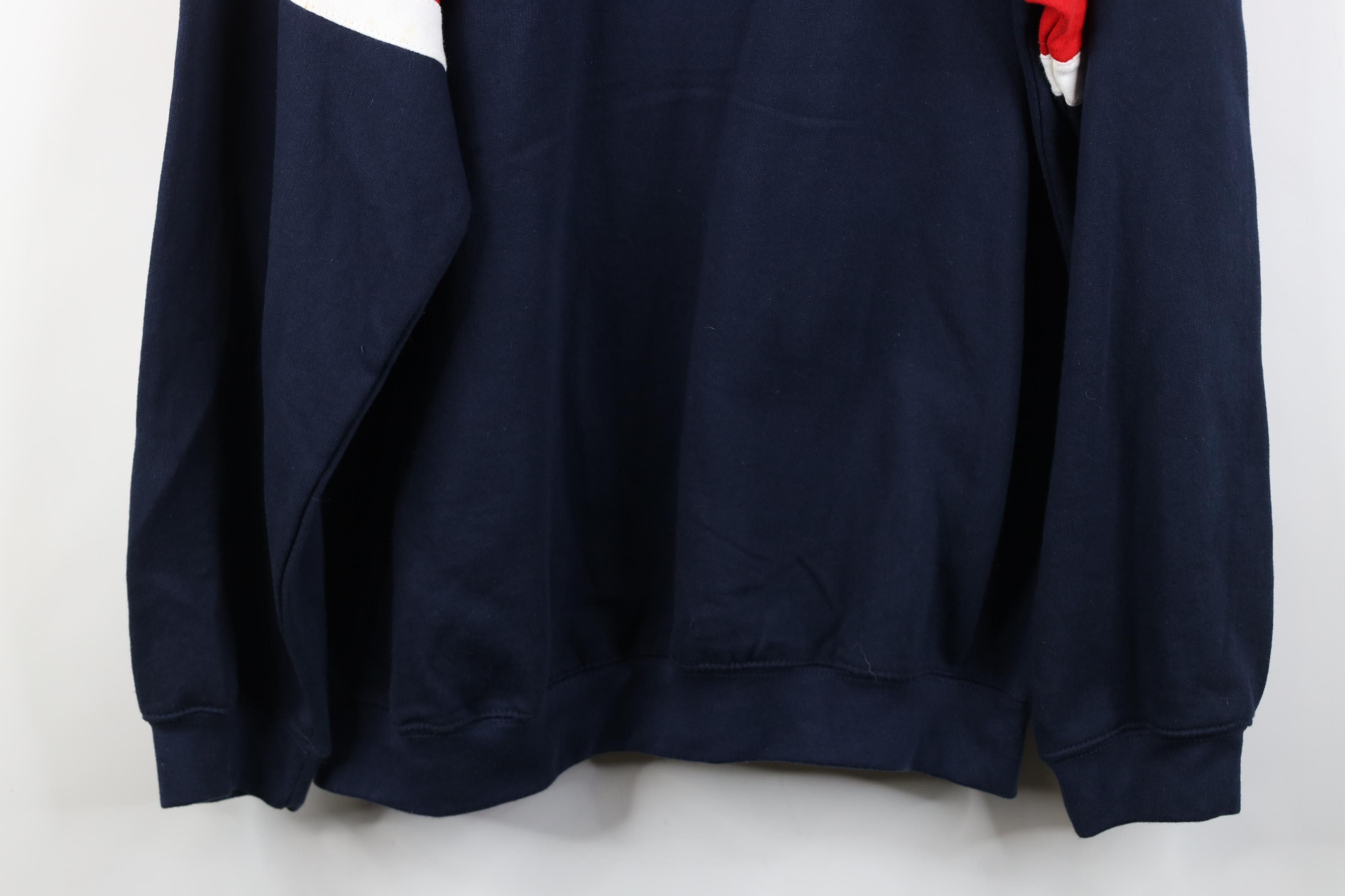 Vintage Deadstock Vintage 90s Streetwear Block Hoodie Sweatshirt Size US M / EU 48-50 / 2 - 18 Thumbnail