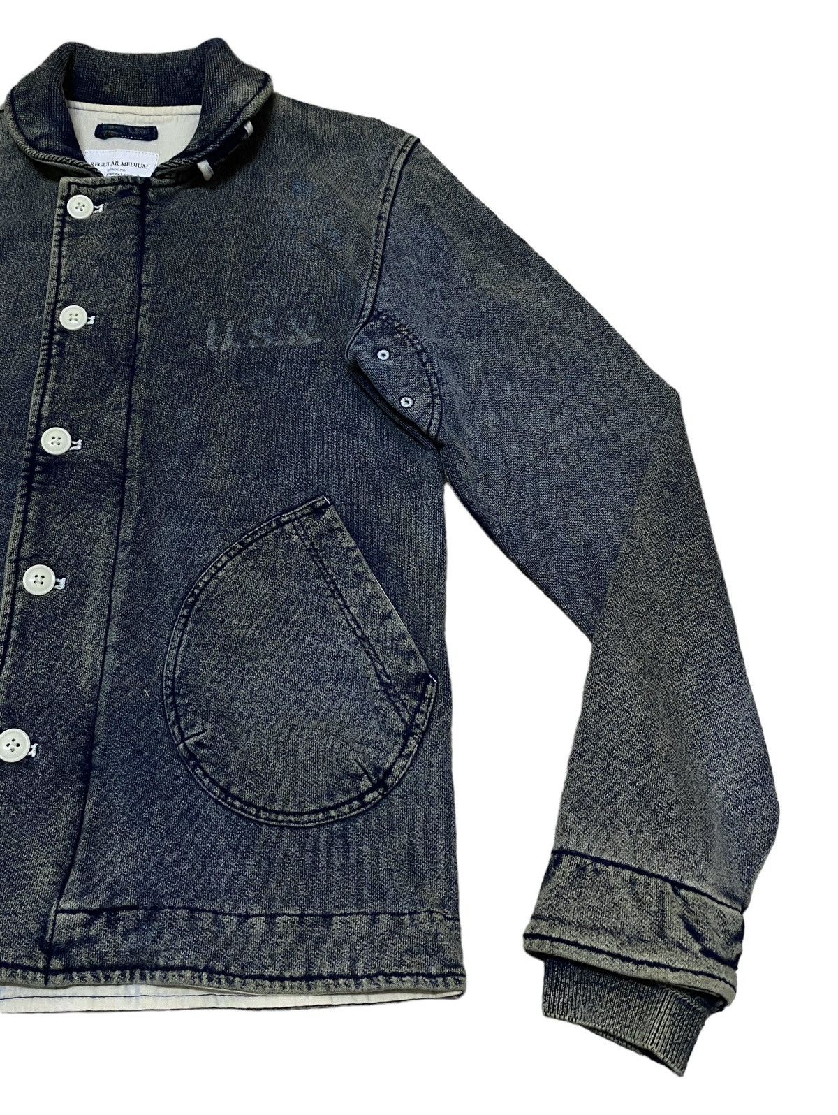 If Six Was Nine Rare Design Vintage Hosutan USN Shawl Collar Jacket 2000s Size US M / EU 48-50 / 2 - 7 Thumbnail