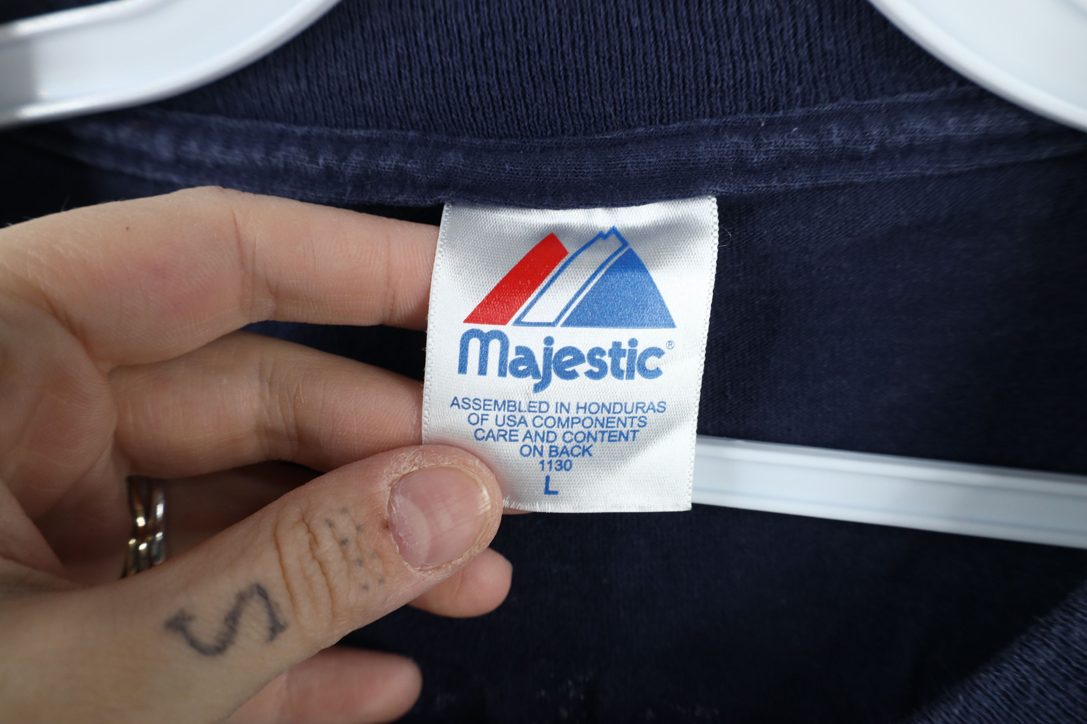 Majestic × Vintage Vintage Majestic Rodriguez Detroit Tigers Baseball T-Shirt Size US L / EU 52-54 / 3 - 8 Thumbnail