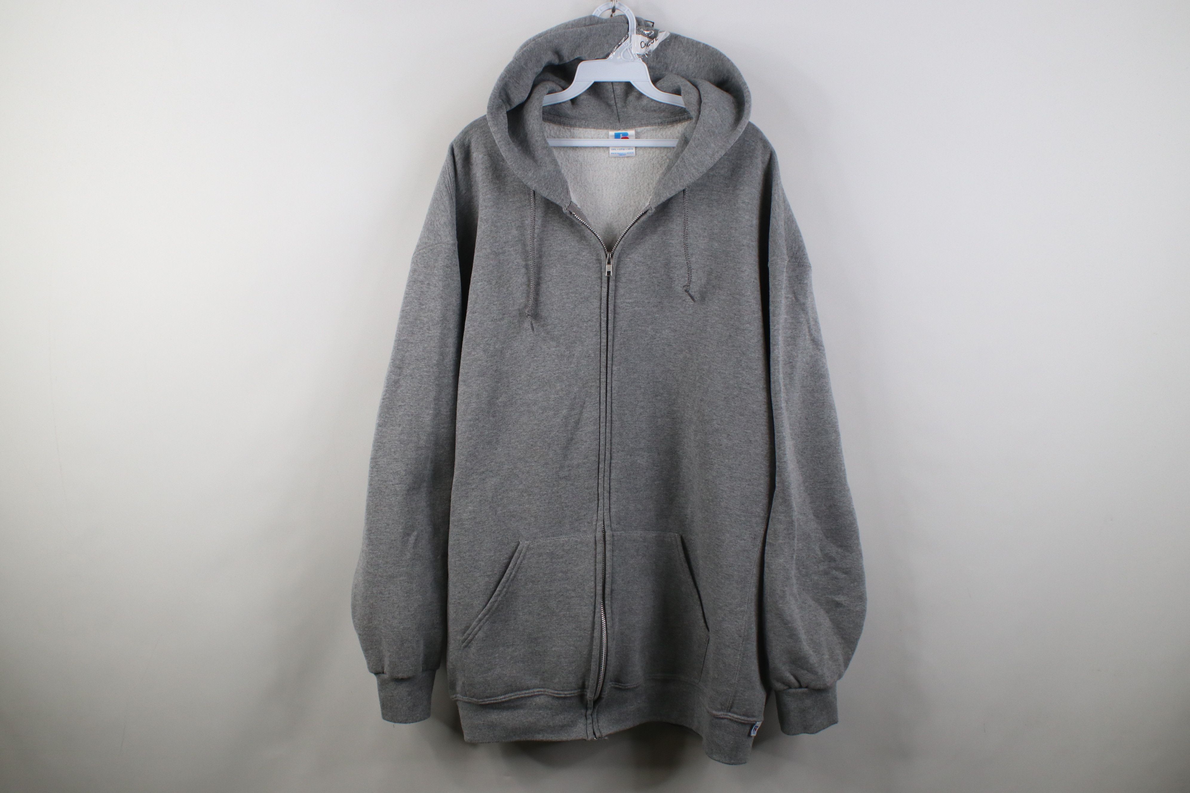 Russell Athletic Vintage Y2K Russell Athletic Hoodie Sweatshirt Heather Gray Size US XXL / EU 58 / 5 - 1 Thumbnail