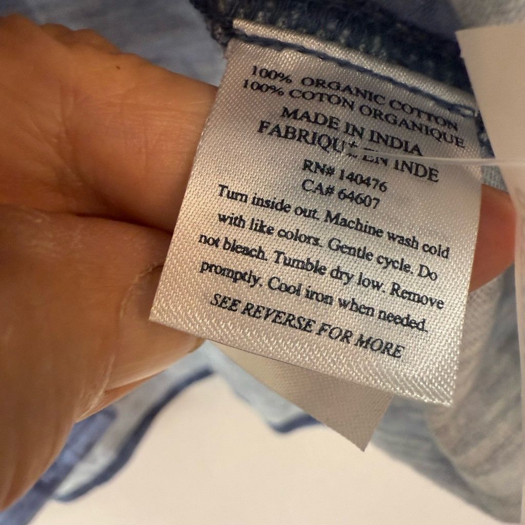 Faherty Men's Faherty Short Sleeve Shirt Blue Patterned Size m/l Size US M / EU 48-50 / 2 - 9 Thumbnail