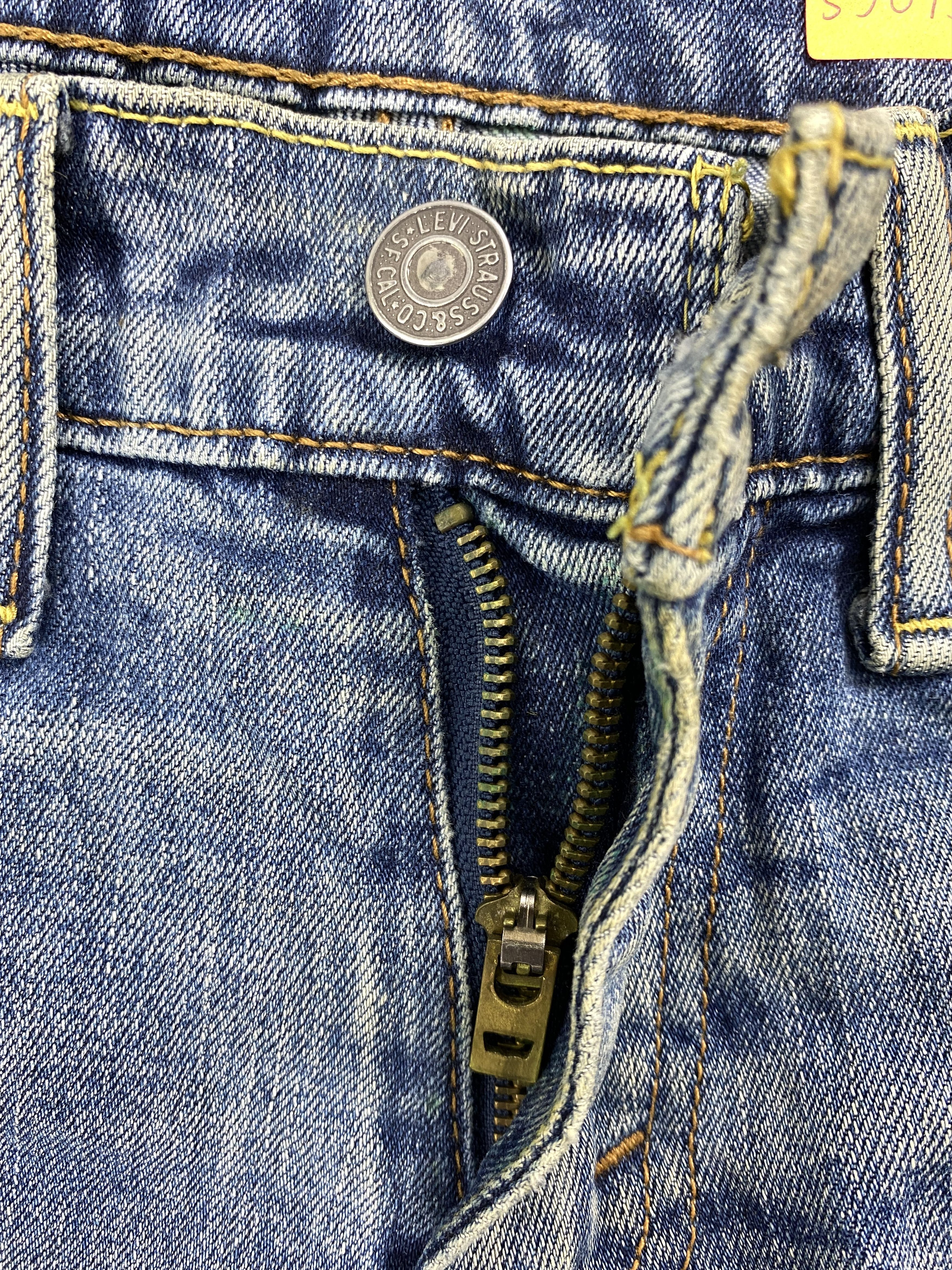 Levi's Dirty Blue Vintage Levi's Jeans 28x28 Denim -SJ073 Size US 28 / EU 44 - 6 Thumbnail